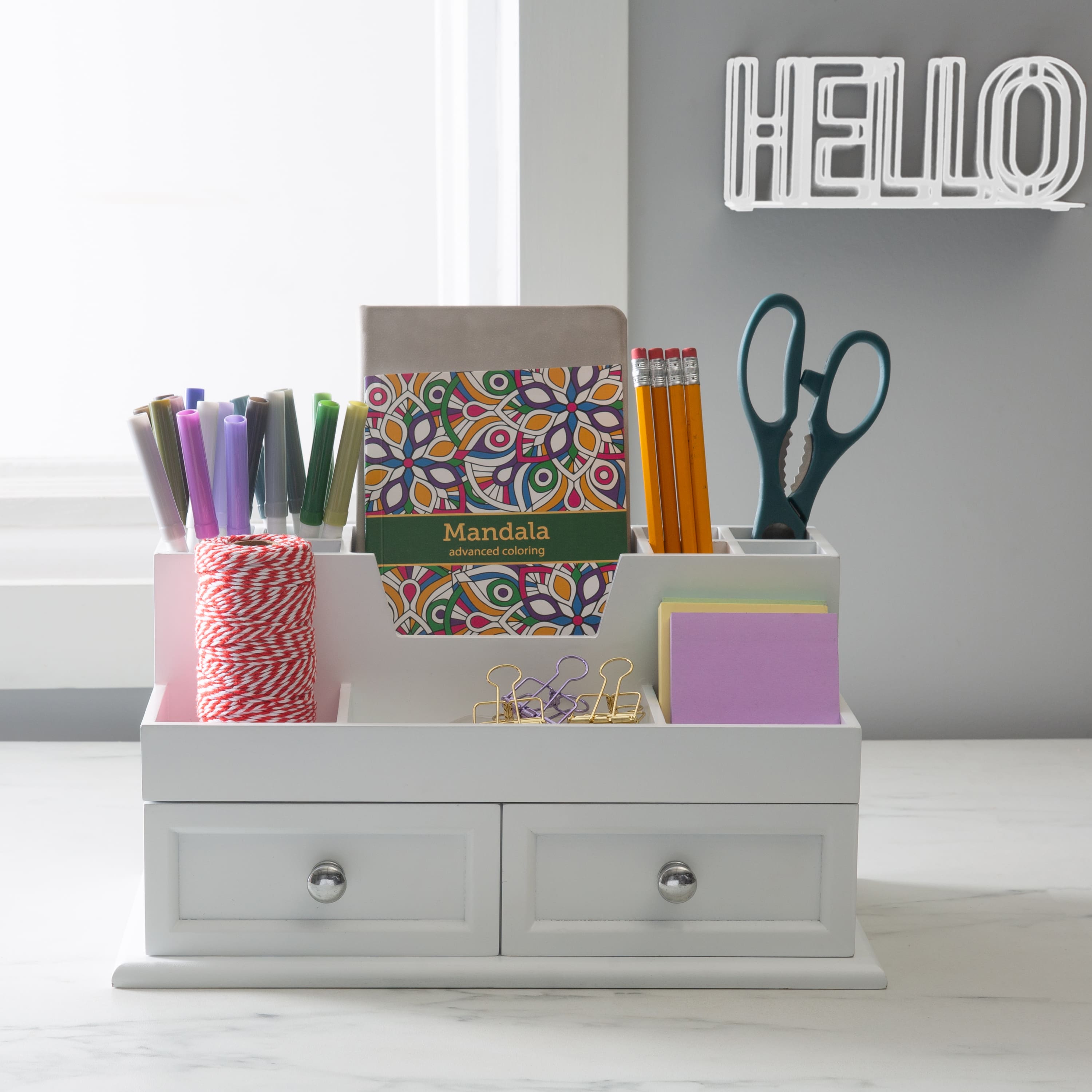 Organize It All White Accessory Organizer