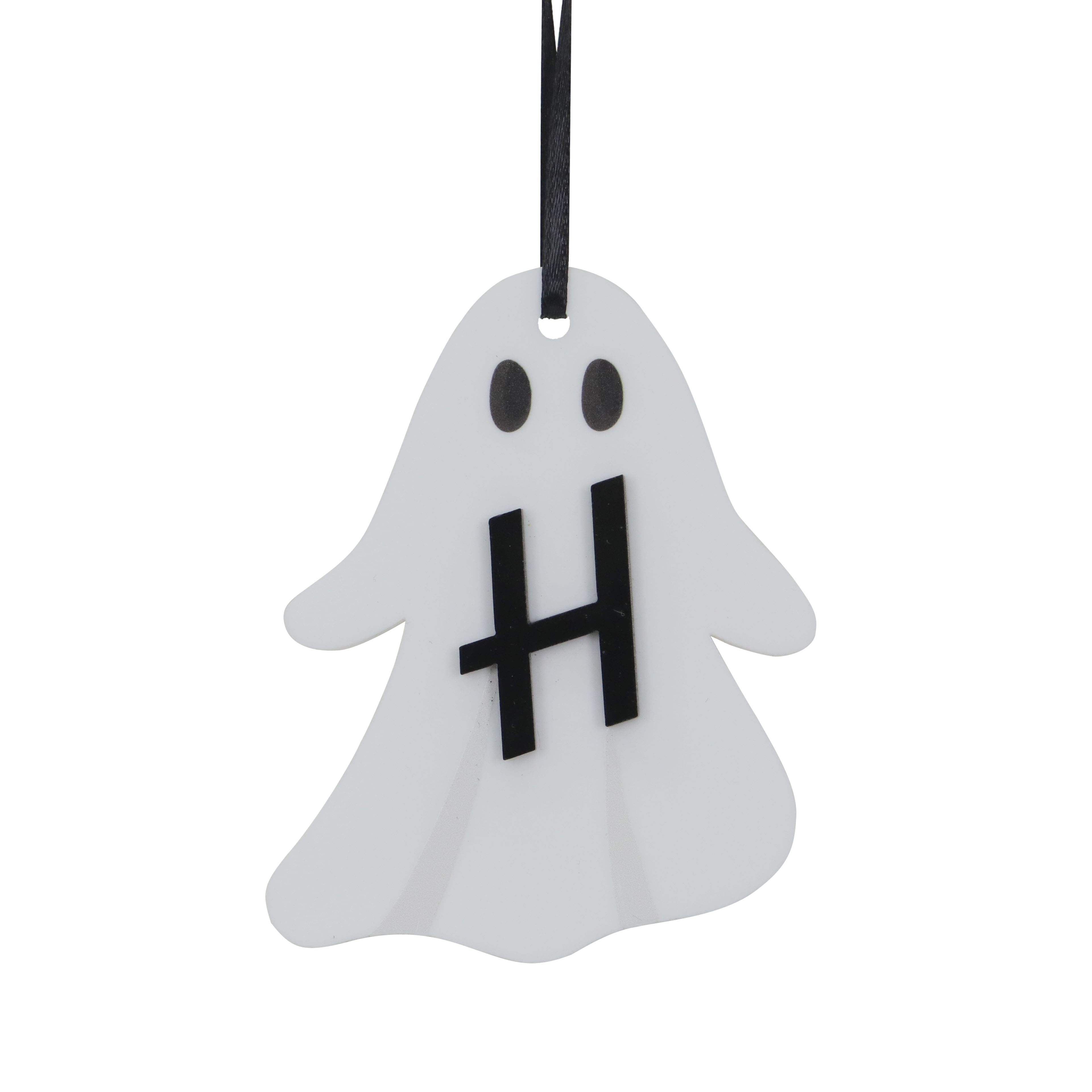 Assorted 3.75&#x22; Halloween Acrylic Monogram Ornament by Ashland&#xAE;