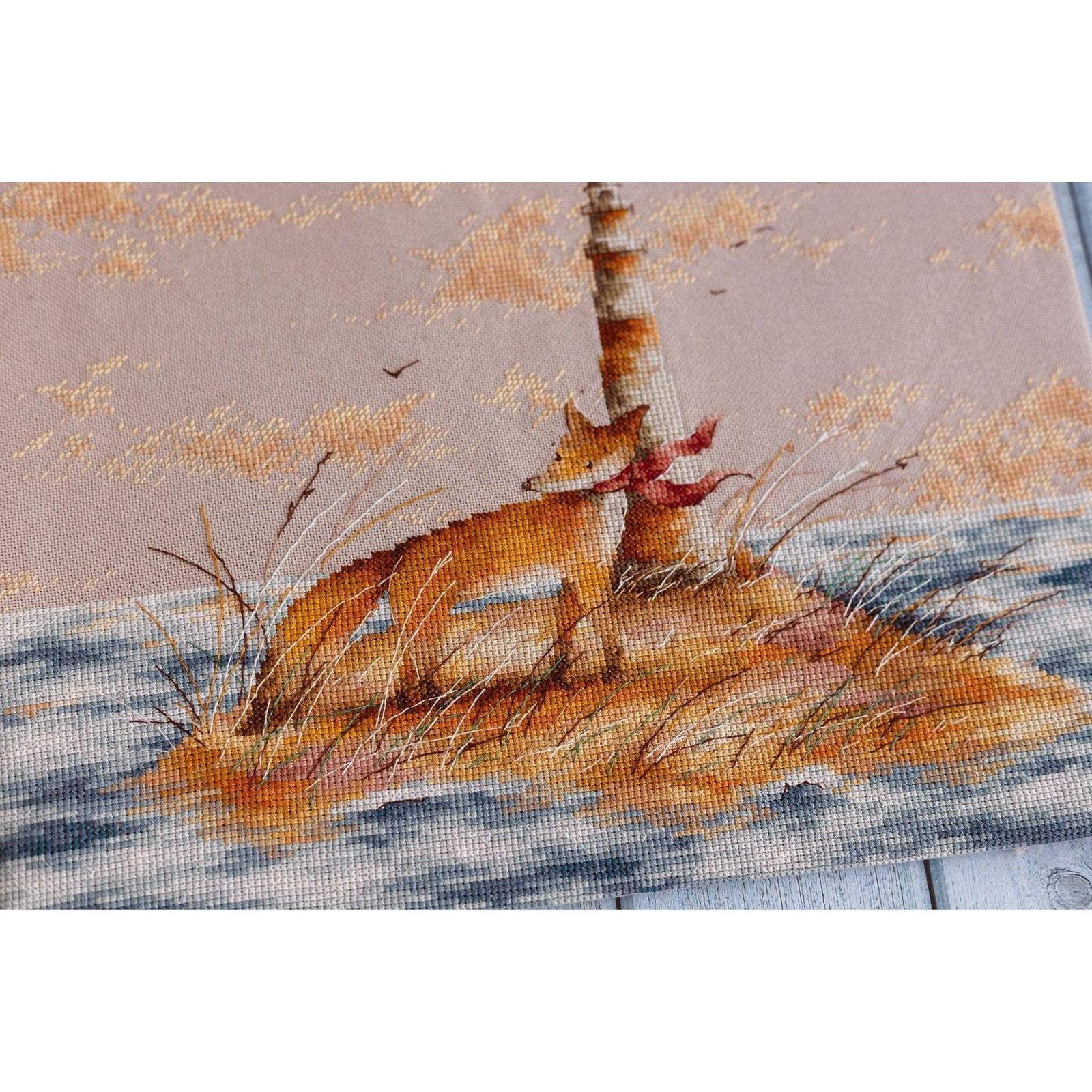 Luca-S Fox on Island Counted Cross Stitch Kit