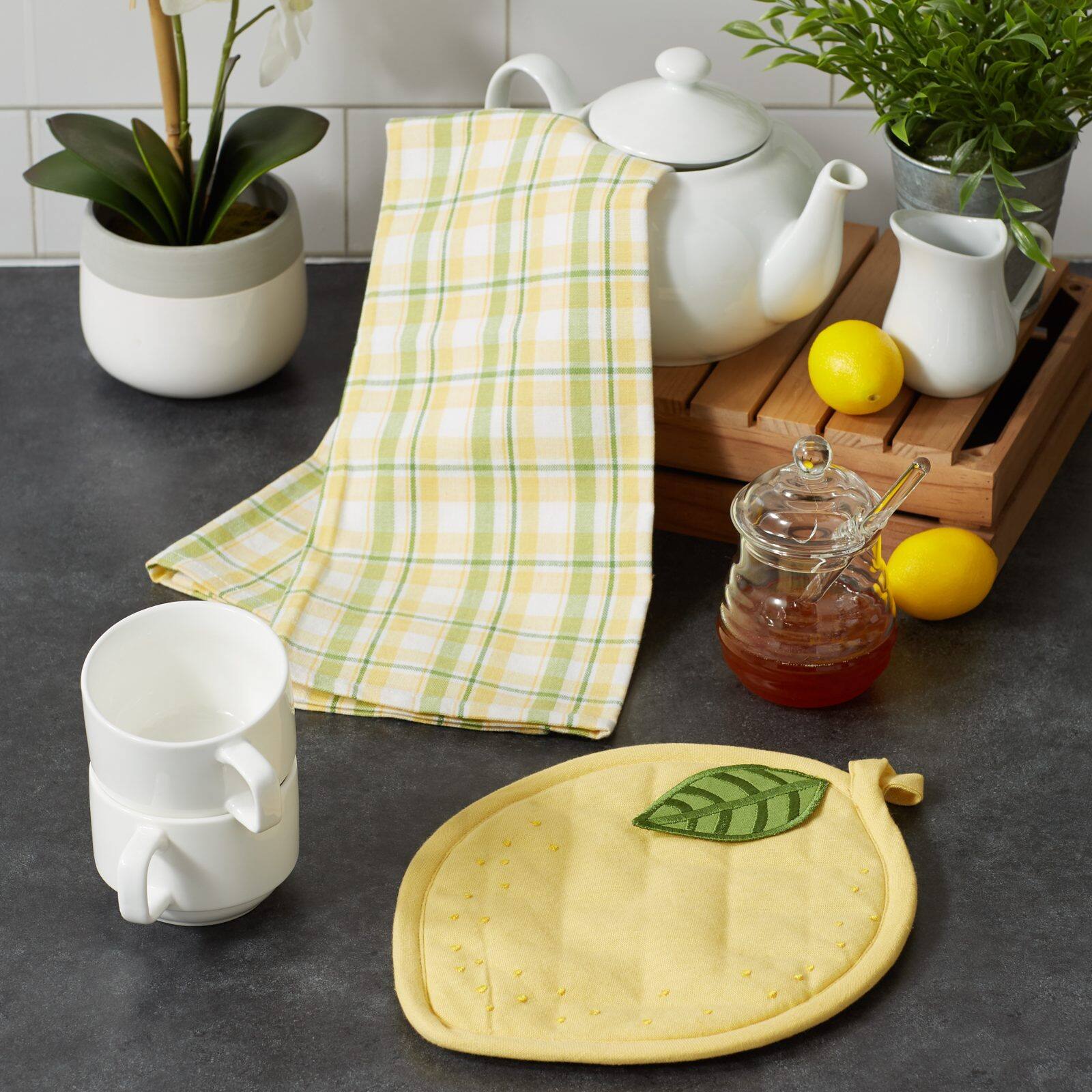 DII&#xAE; Lemon Potholder Gift Set