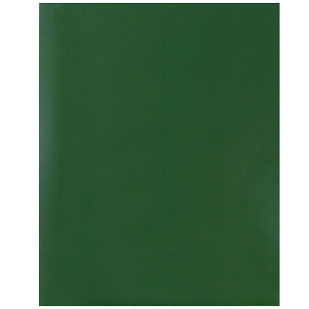 JAM Paper Glossy Laminated Two Pocket Folders, 100ct.