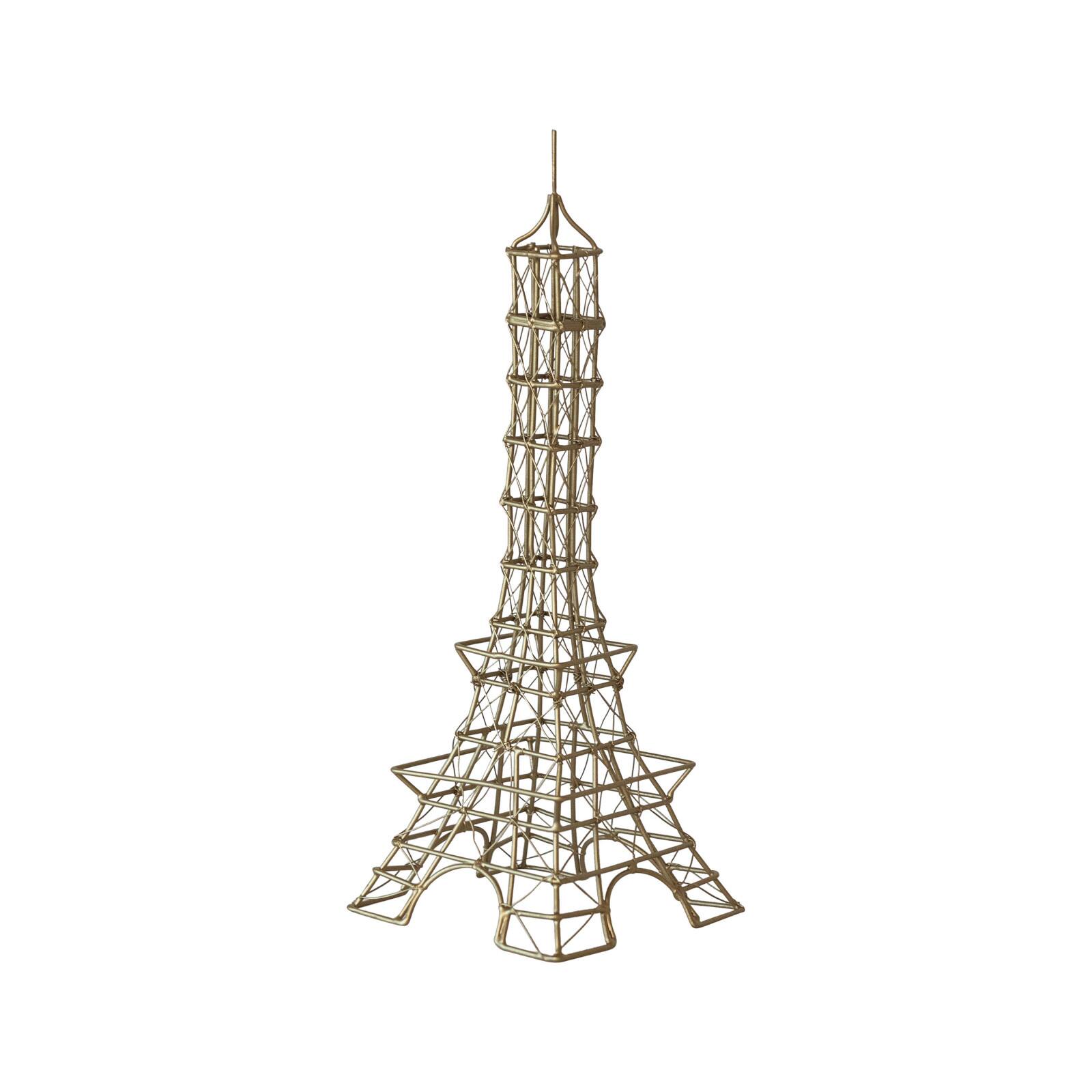 Hello Honey&#xAE; 13&#x22; Antique Brass Decorative Wire Eiffel Tower