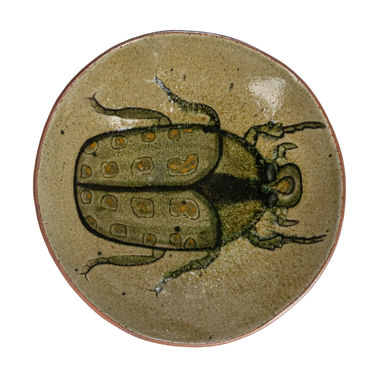 Hello Honey® 9" Insect & Bird Design Stoneware Plate Set