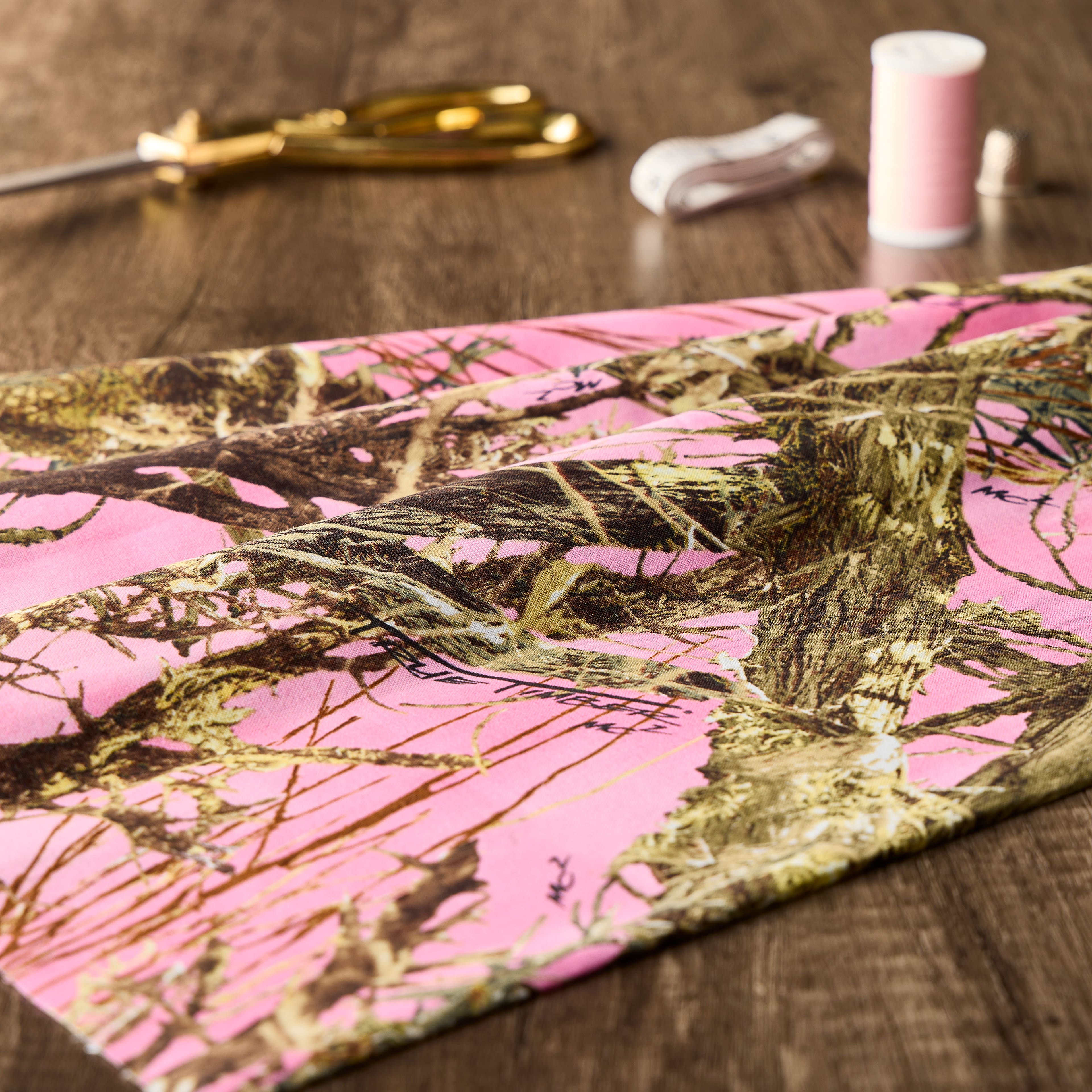 TrueTimber&#xAE; MC2 Pink Camo Cotton Fabric