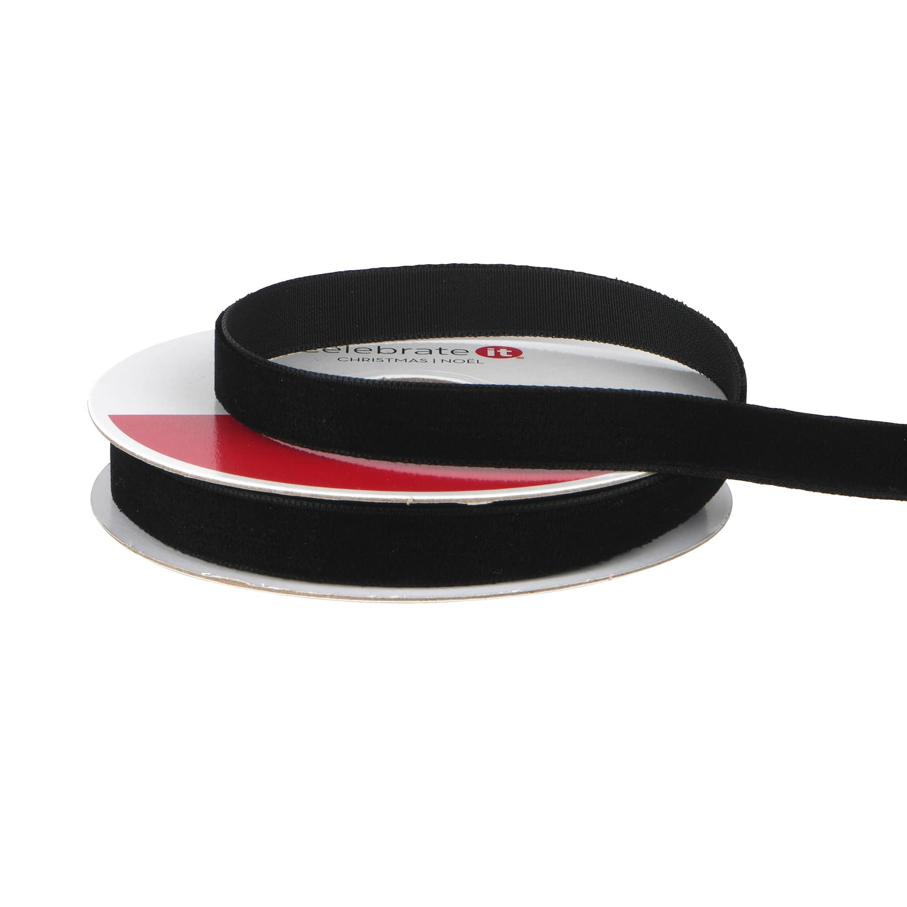 3/8&#x22; x 12ft. Velvet Ribbon by Celebrate It&#xAE; Christmas