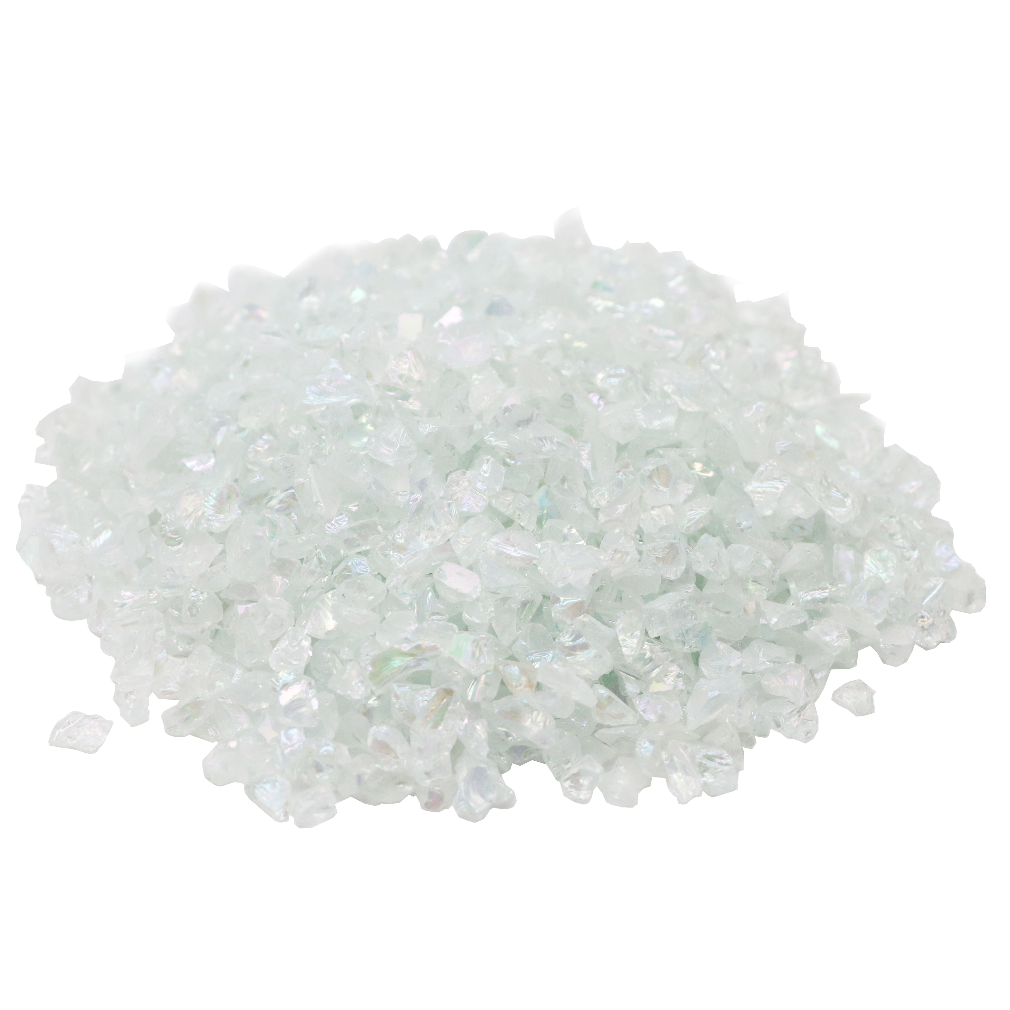 20oz. White Crushed Glass Decorative Filler by Ashland&#xAE;