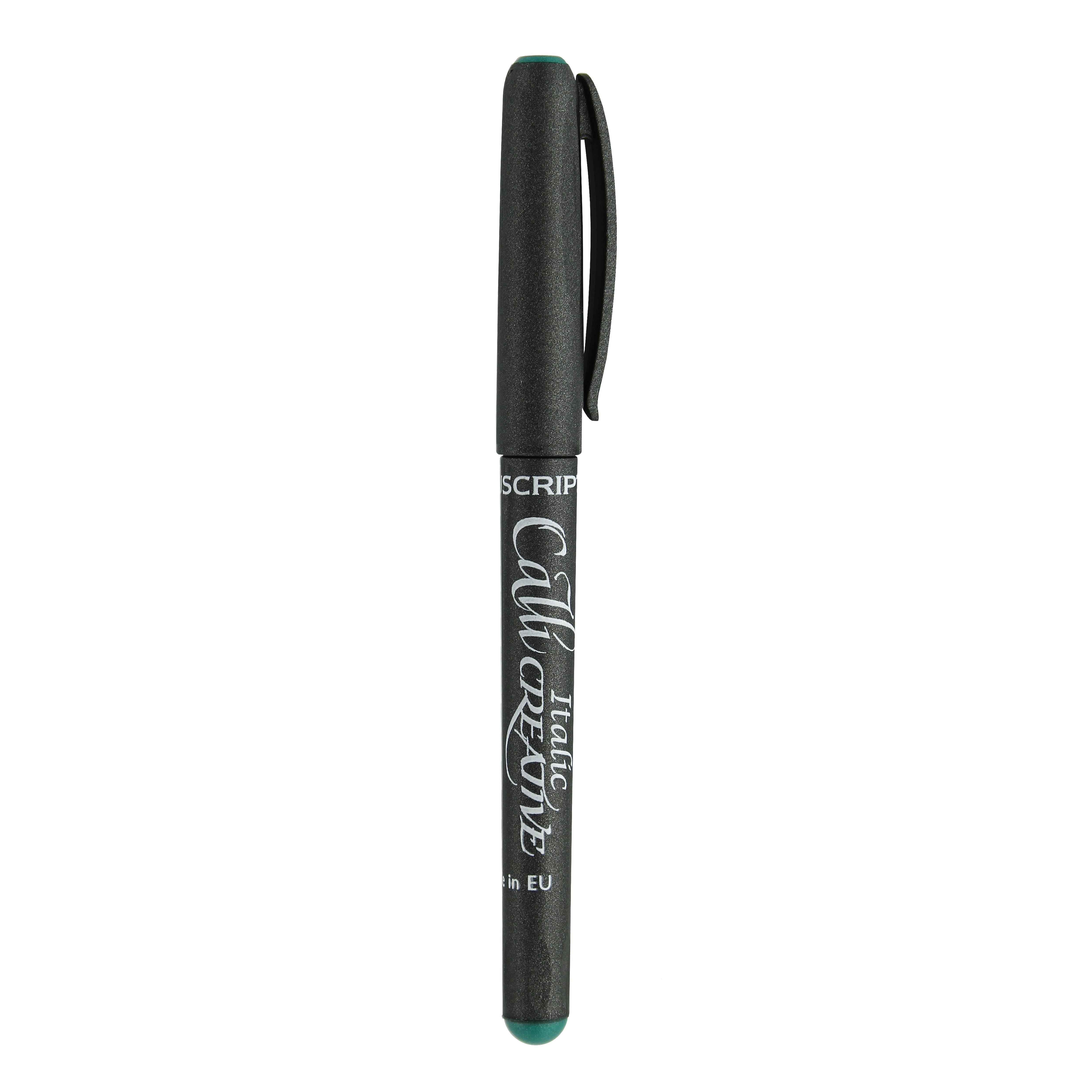 Manuscript Italic Calli-Creative Metallic Green Marker