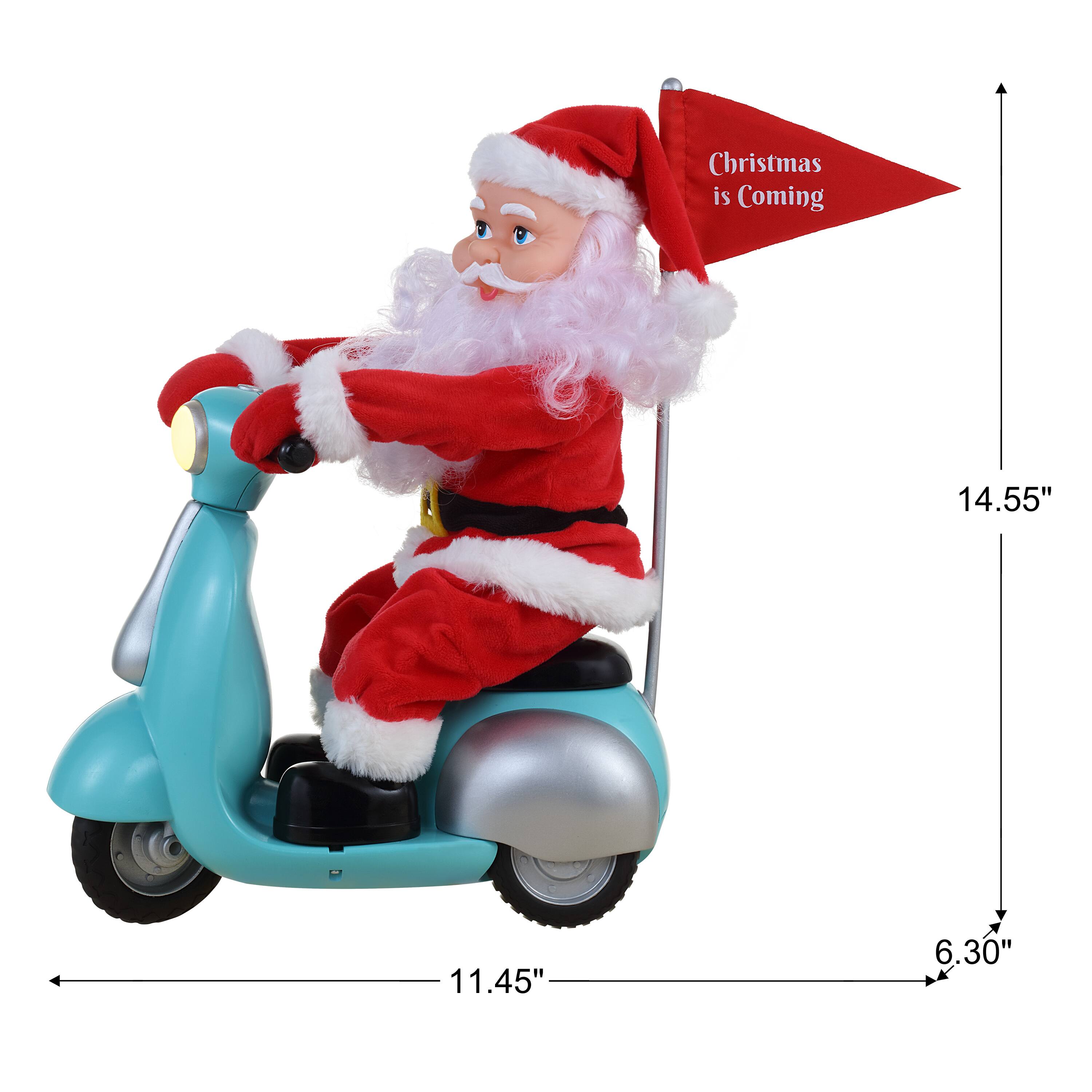 14.5&#x22; Scootin&#x27; Santa