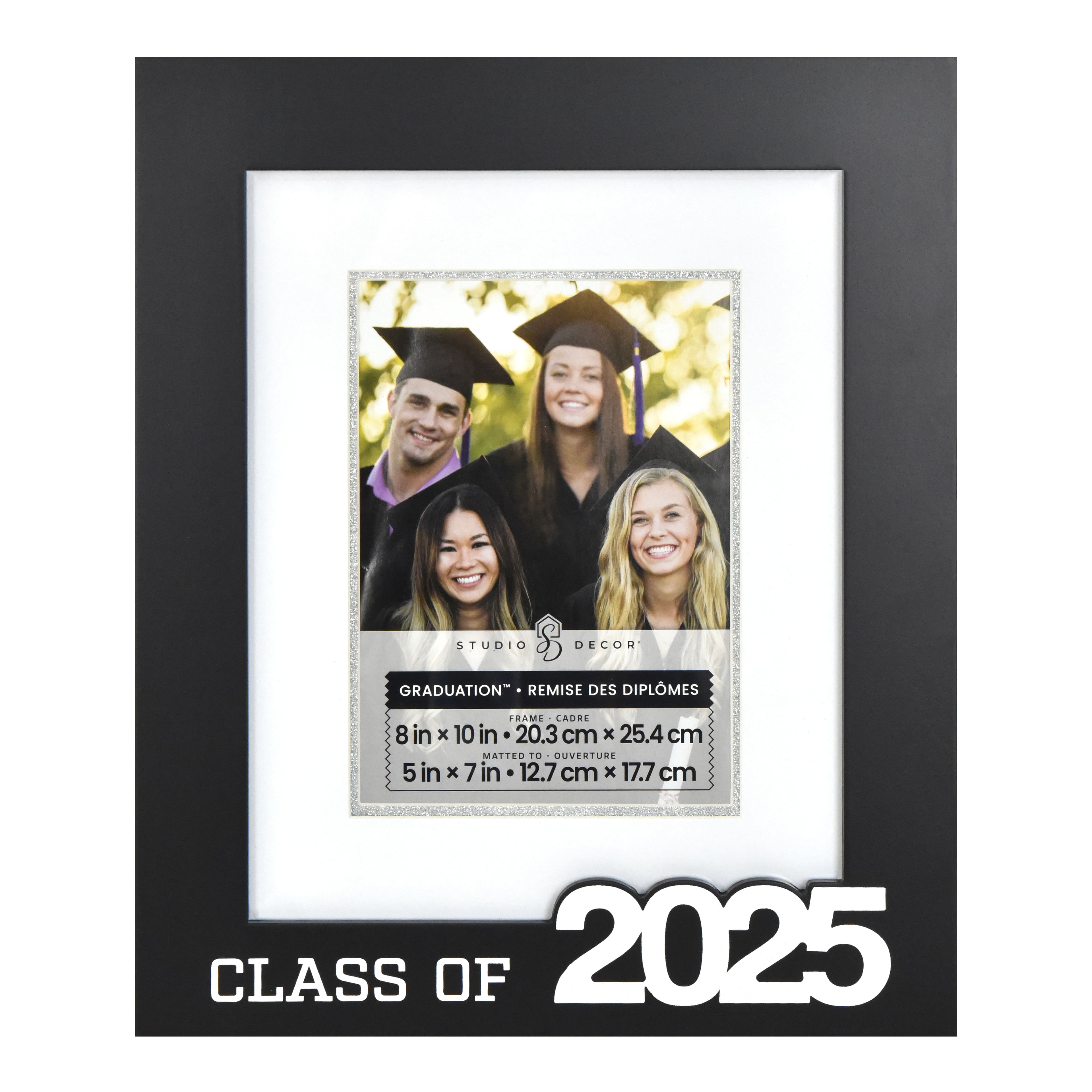 Graduation&#x2122; 5&#x22; x 7&#x22; Black Class of 2025 Frame with Mat by Studio D&#xE9;cor&#xAE;