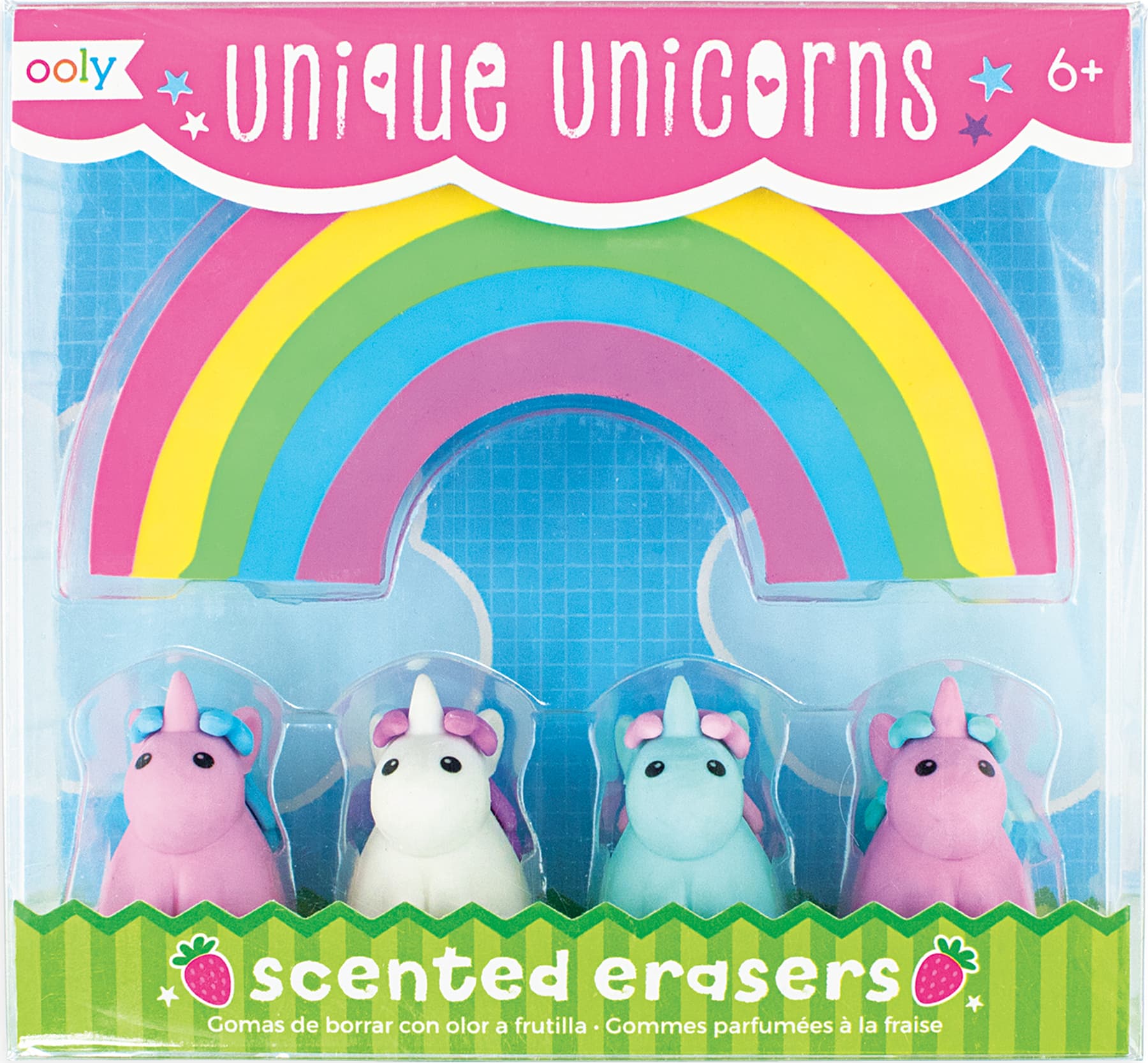OOLY Unique Unicorns Scented Erasers, 5ct.