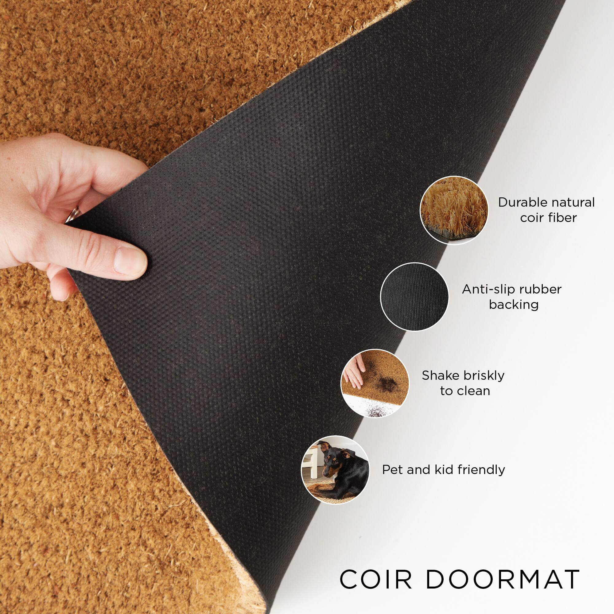 DII&#xAE; Welcome Tile Doormat