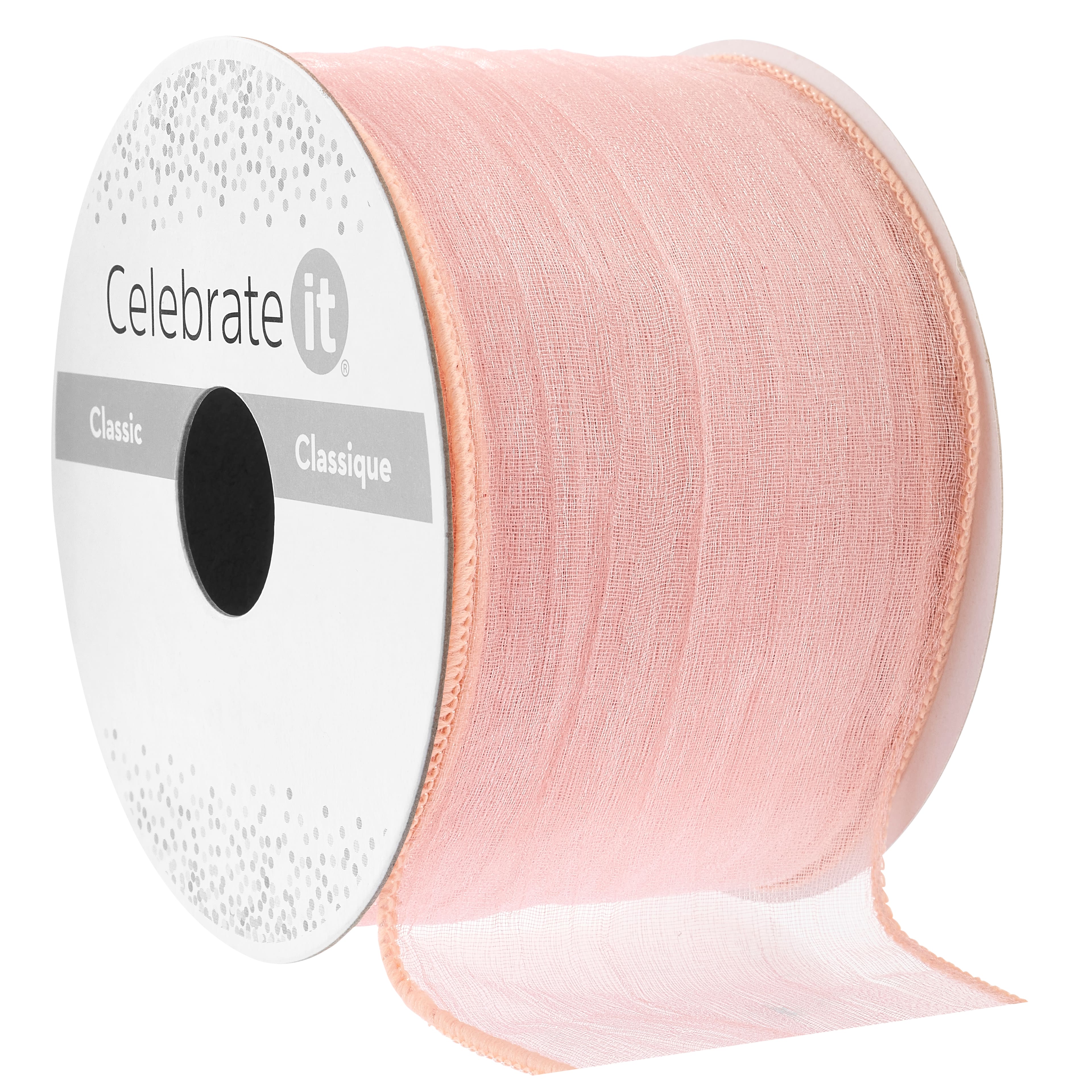 2" x 5yd. Wired Crinkle Sheer Ribbon by Celebrate It®