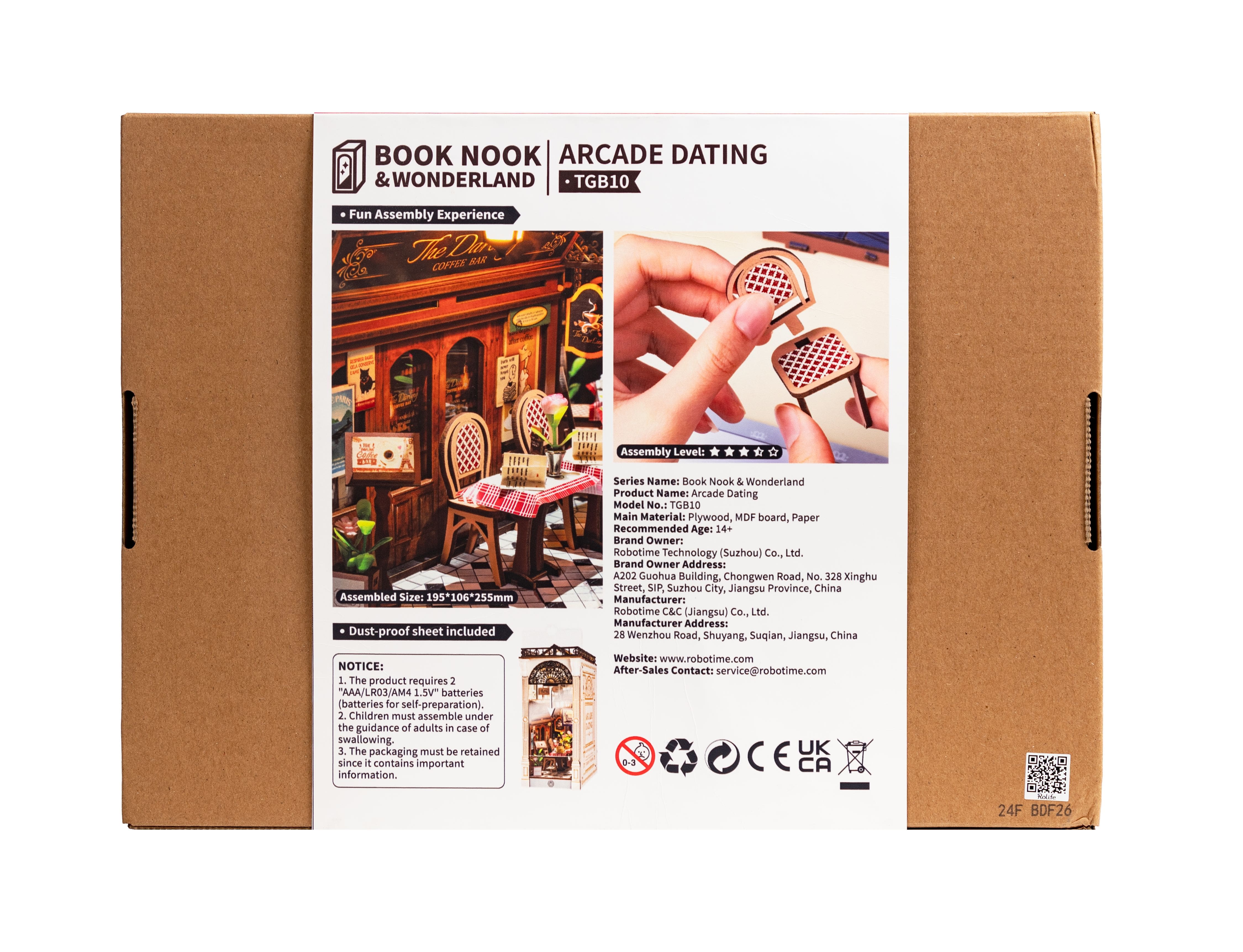 Rolife&#xAE; Arcade Dating DIY Book Nook Shelf Insert Kit