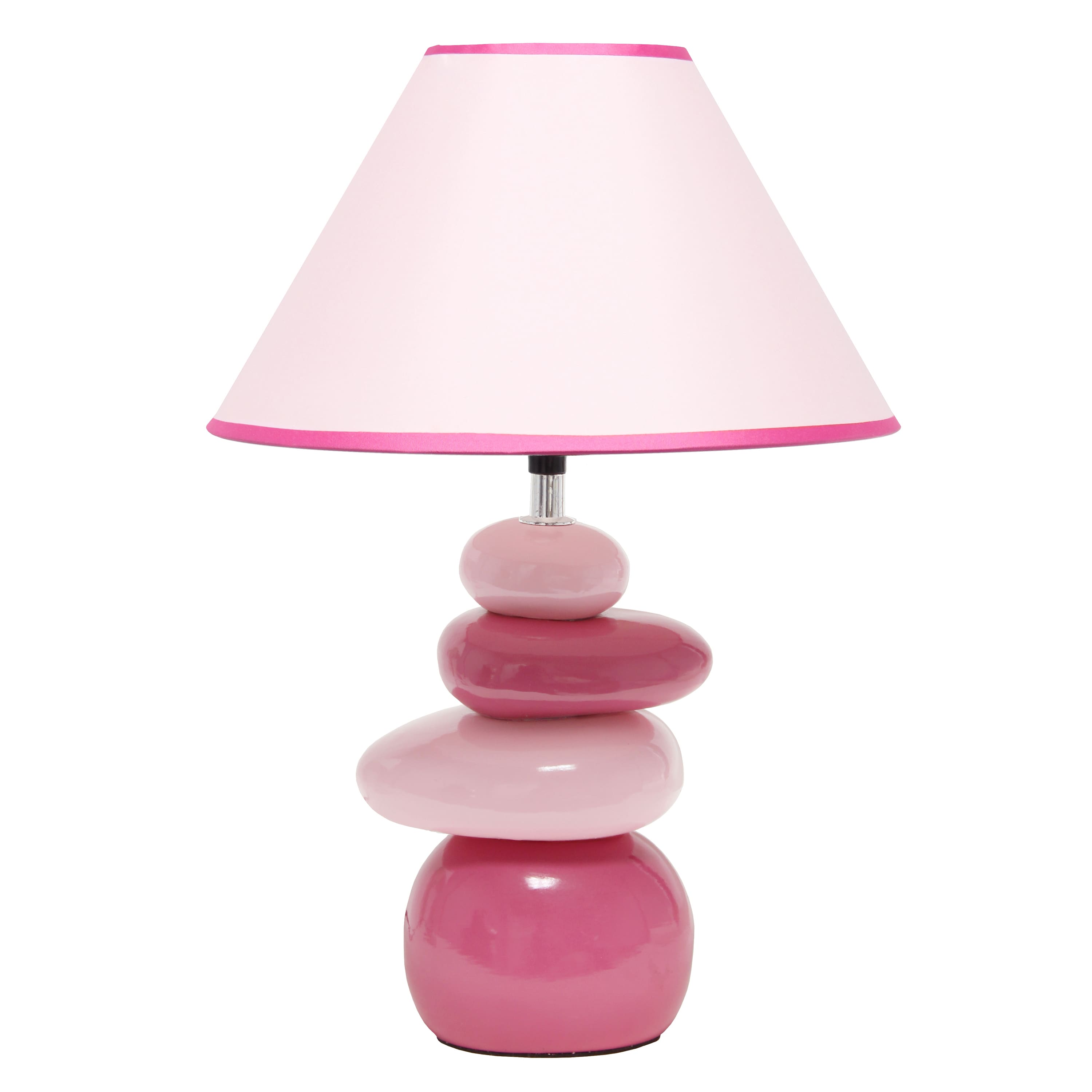 Simple Designs 17.5&#x22; Ceramic Stone Table Lamp