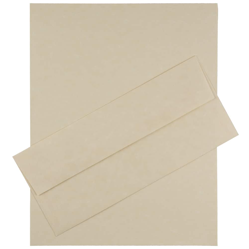 JAM Paper 8.5" x 11" Letter Paper & Envelopes #10 Business Stationery Set, 100ct.
