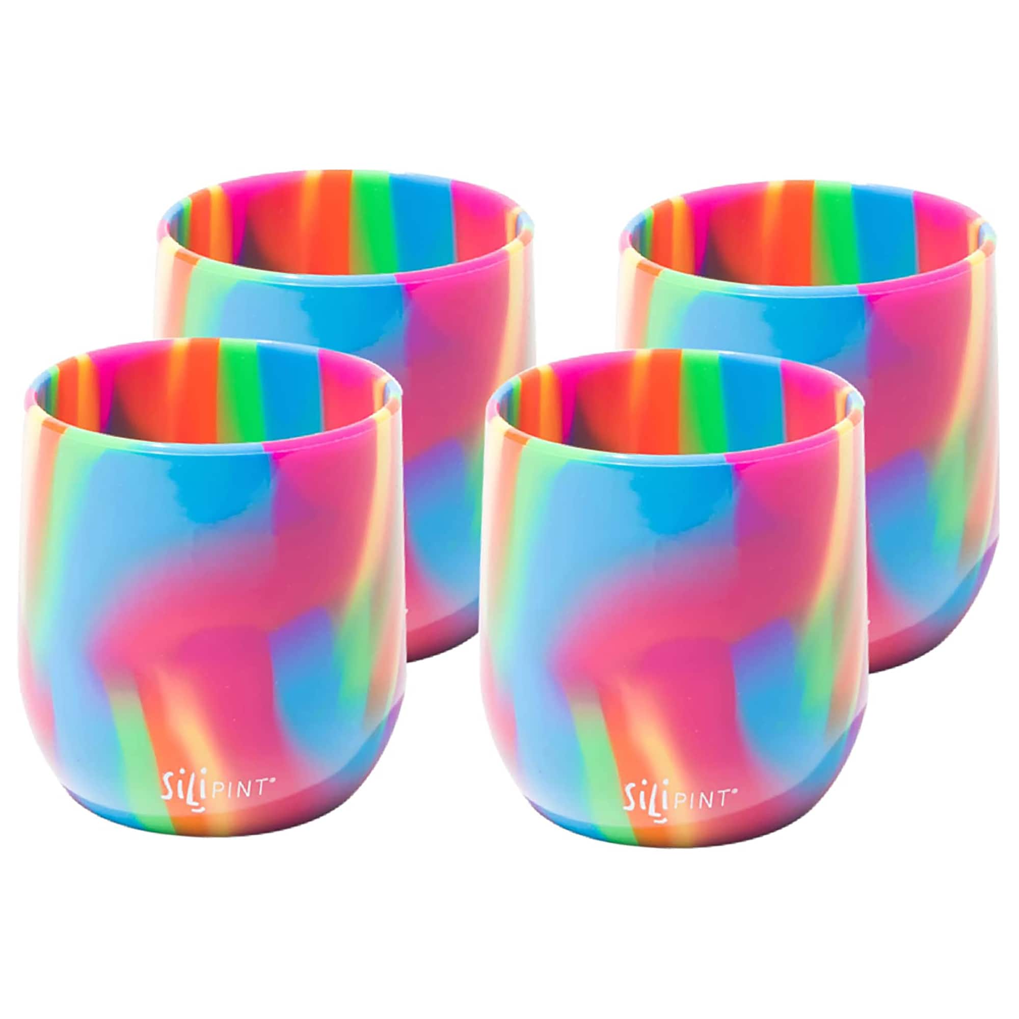 Silipint® 12oz. Hippie Hops Stemless Wine Glasses, 4ct.