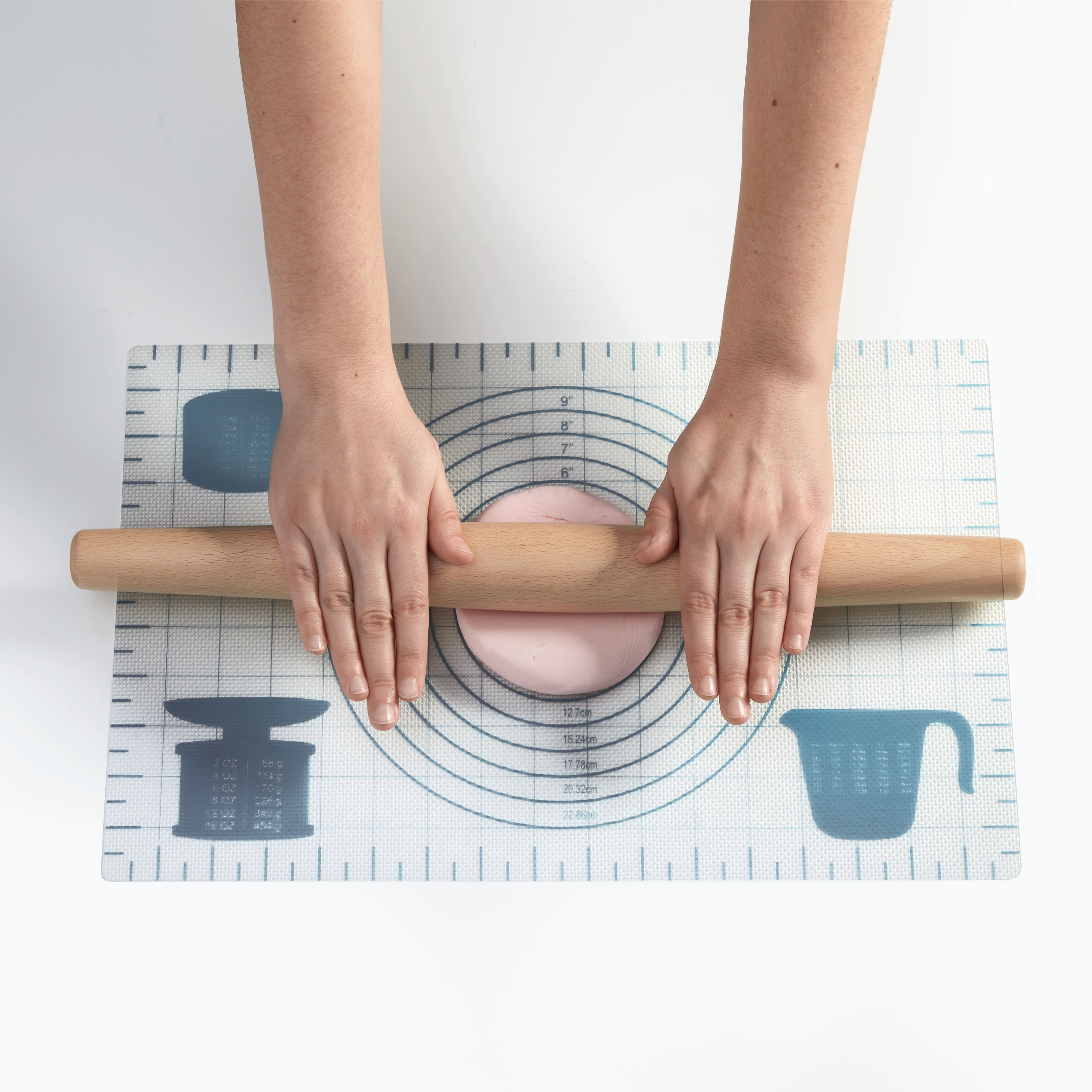 17" Blue Silicone Baking Mat by Makery™