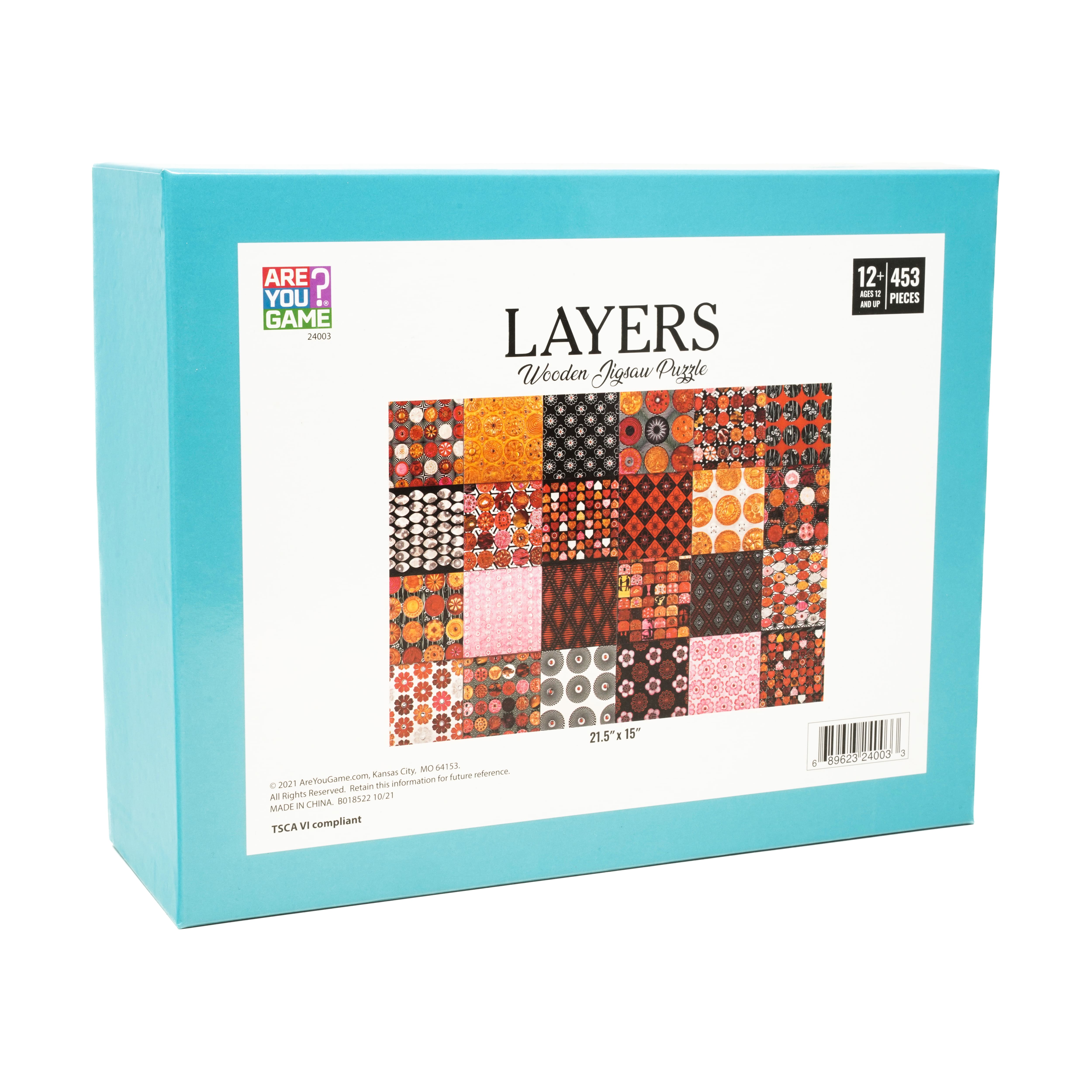 Wooden Jigsaw Puzzle - Layers: 453 Pcs