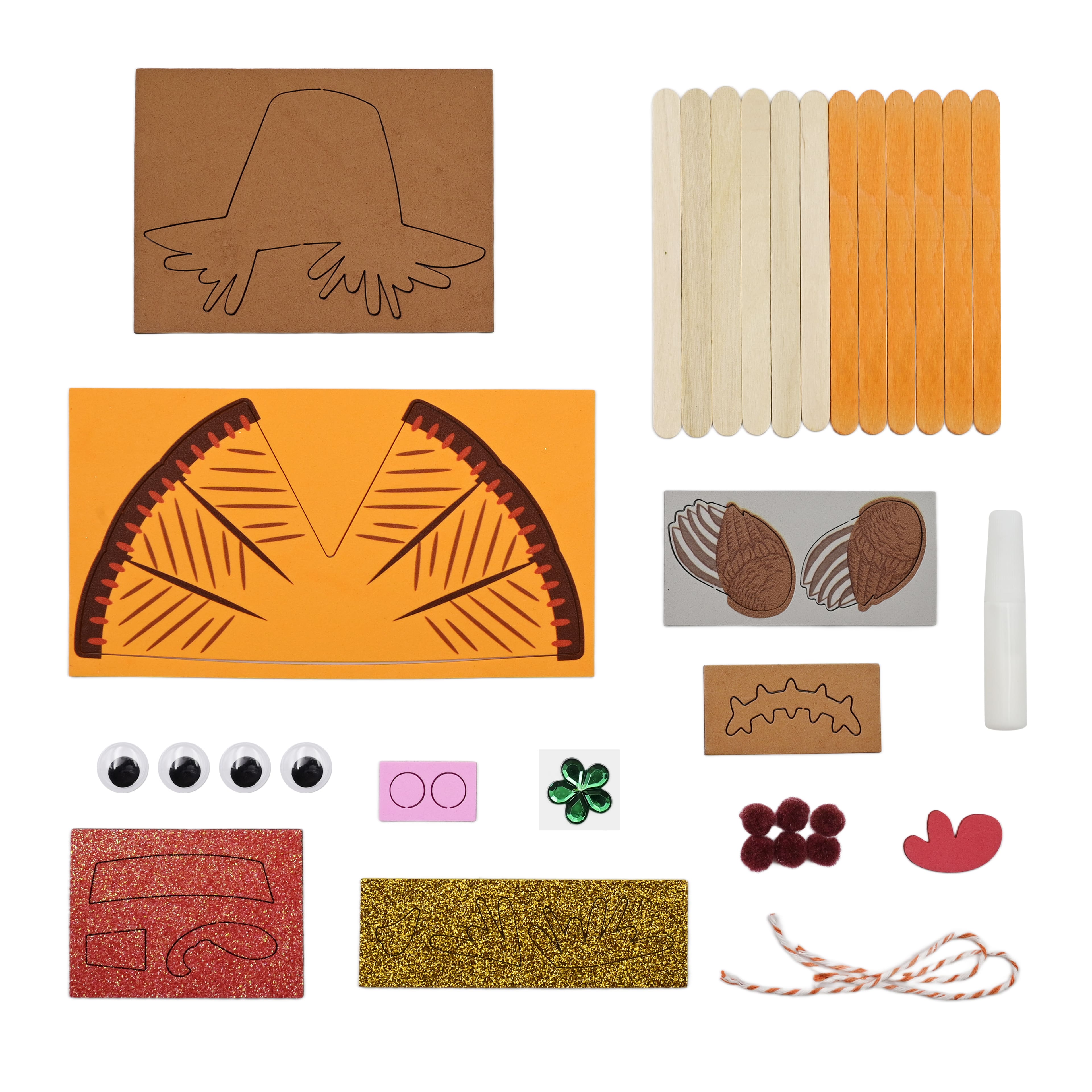 Thanksgiving Character Craft Stick Kit by Creatology™