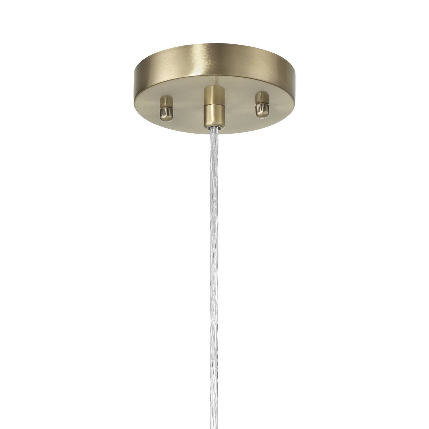 Hello Honey® Bella Natural Metal & Handwoven Wicker Drum Ceiling Light