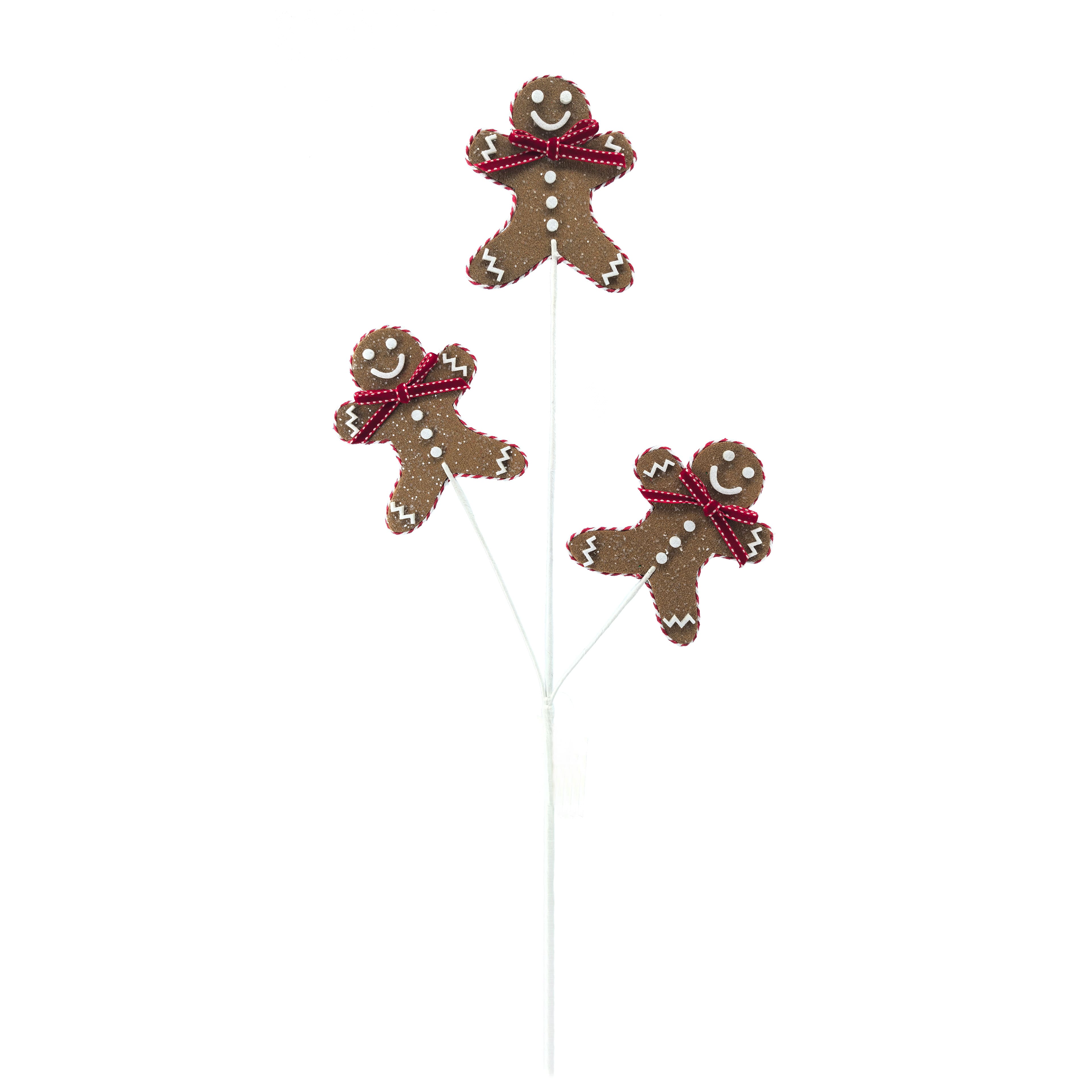 30&#x22; Brown Gingerbread Man Stem by Ashland&#xAE;