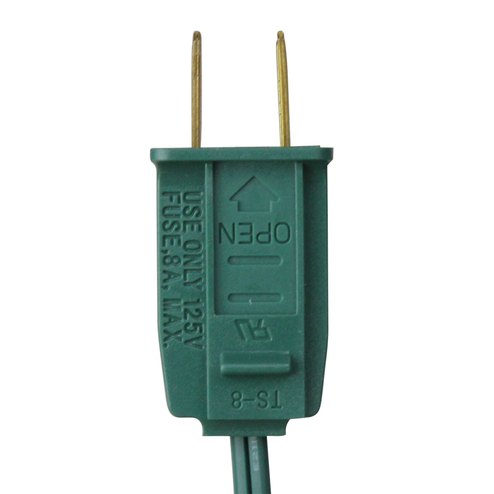 100ft. Green C9 Commercial Christmas Light Socket Set