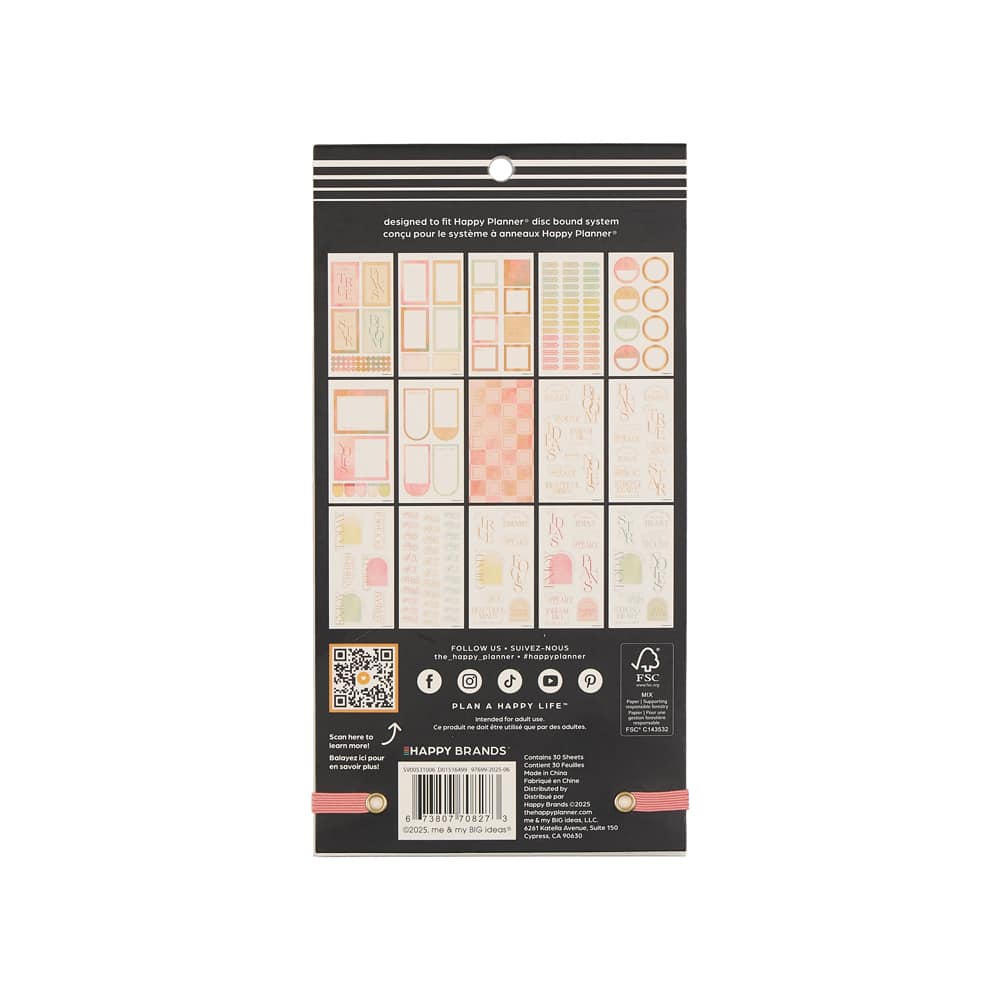 The Big Happy Planner&#xAE; Textured Canvas Sticker Book