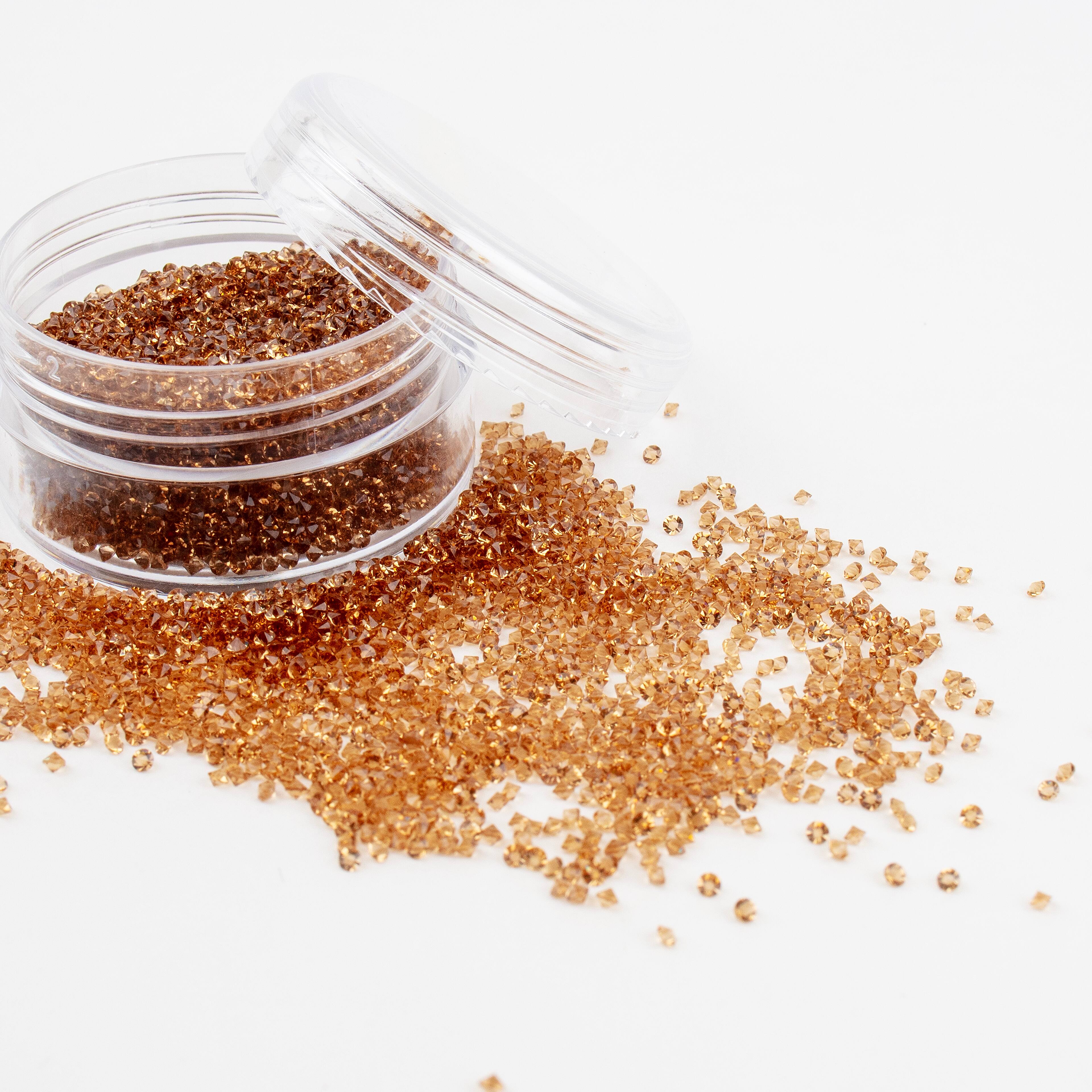 1.2mm Glass Micro Rhinestones by Bead Landing&#x2122;, 0.7oz.