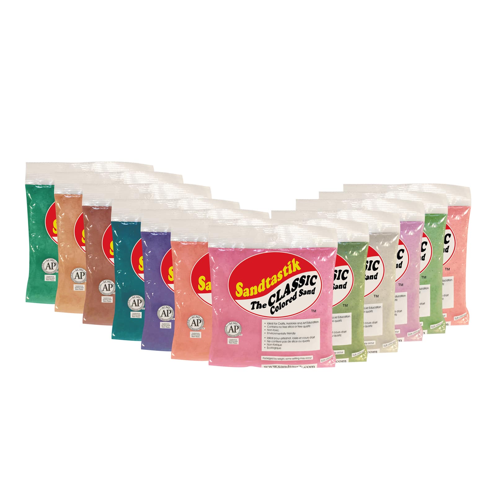 Sandtastik® Classic Colored Sand Assortment 2, 12ct.