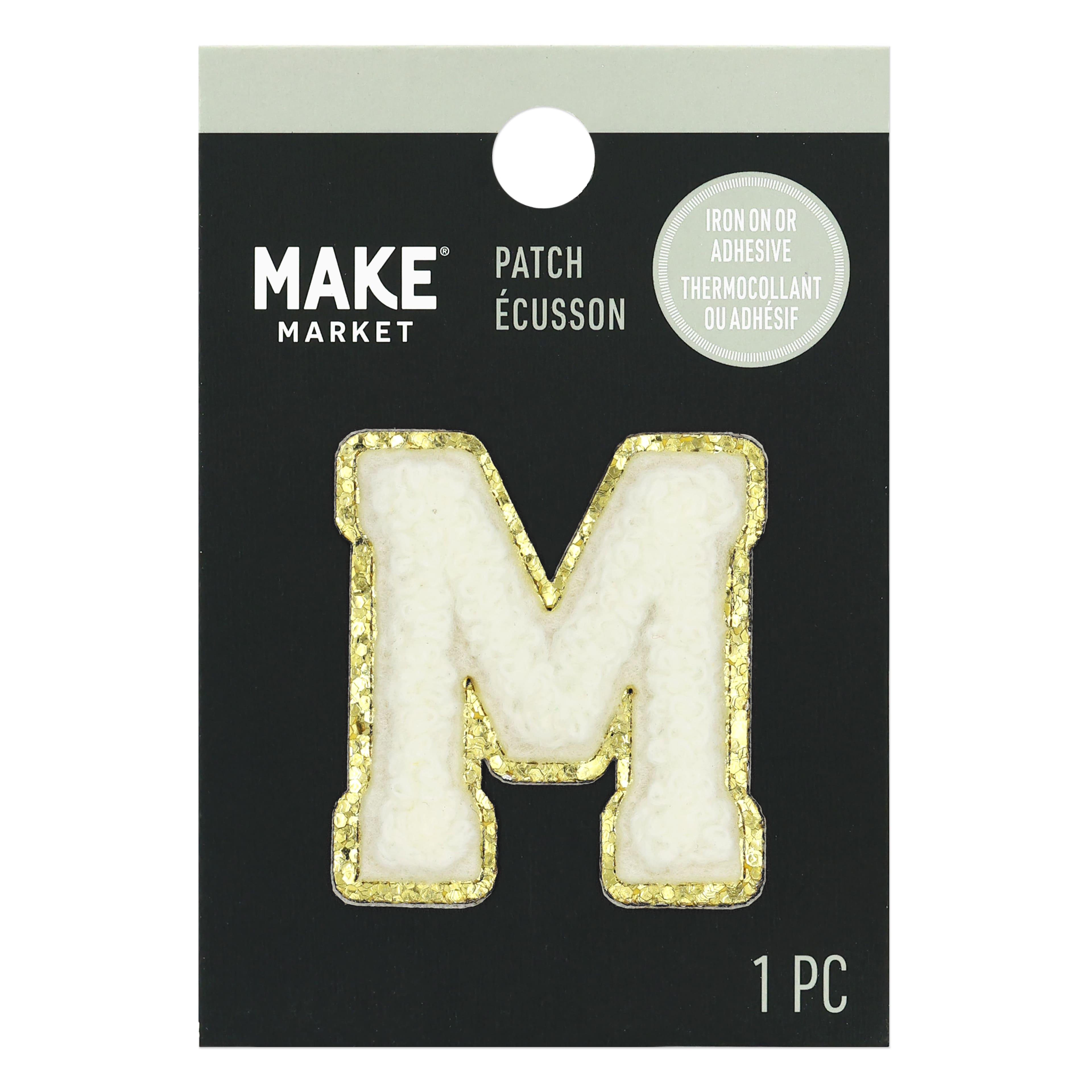 1.5&#x22; White Chenille Patch by Make Market&#xAE;