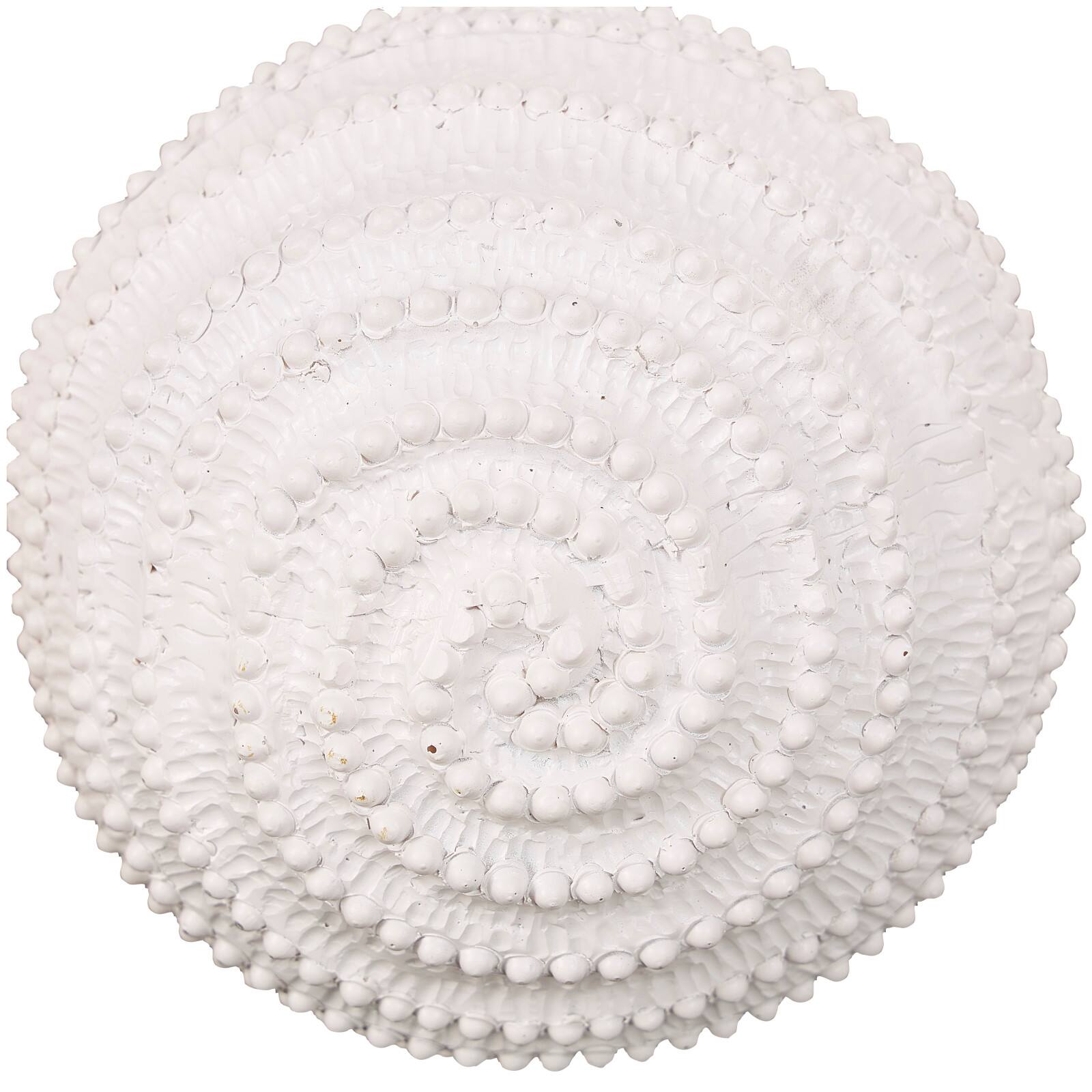 Cream Textured Dimensional Ball Sculpture Set