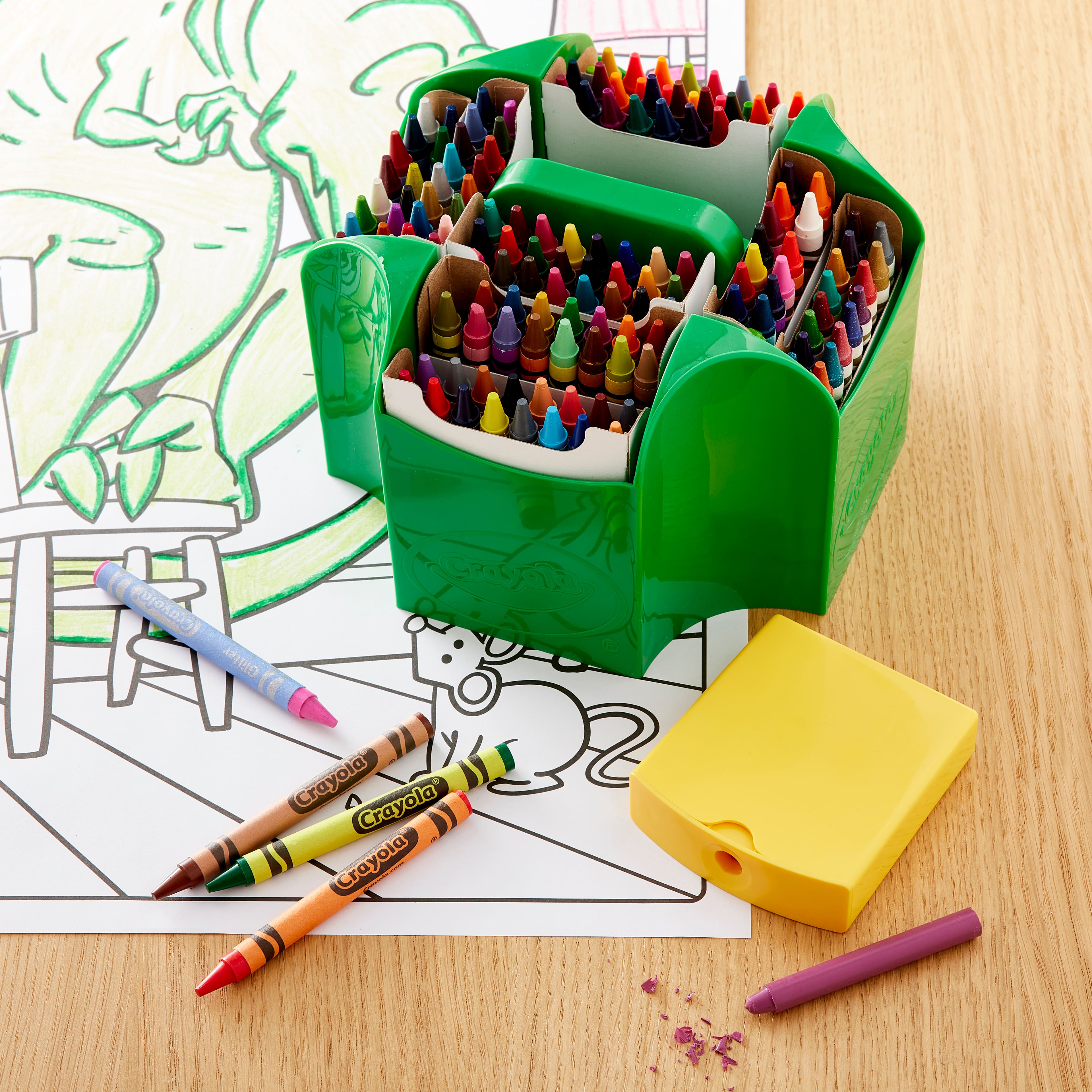Crayon holder, wooden crayon holder, crayon organizer, crayon storage –  SensoryPlay Store