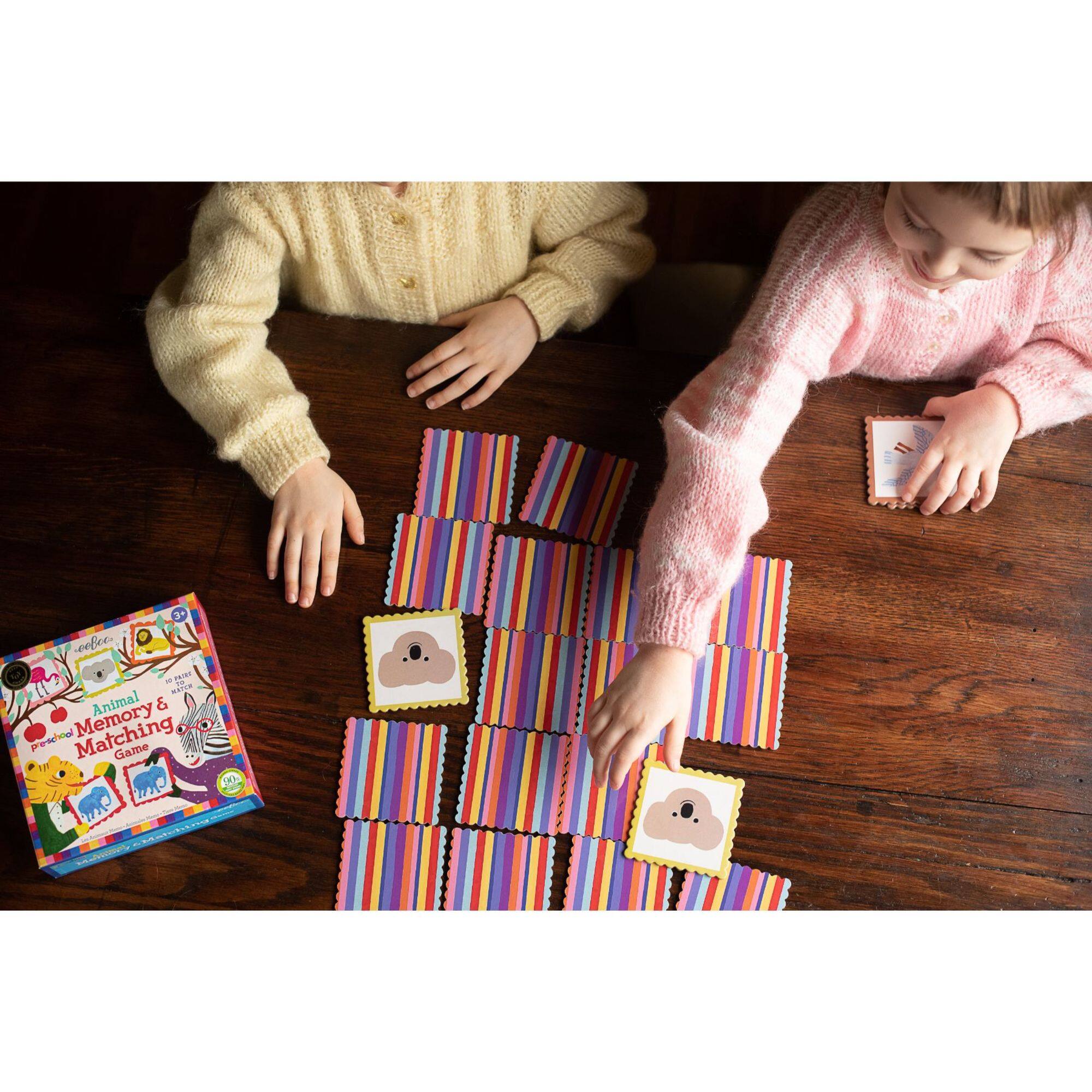 eeBoo Pre-School Animal Memory &#x26; Matching Game