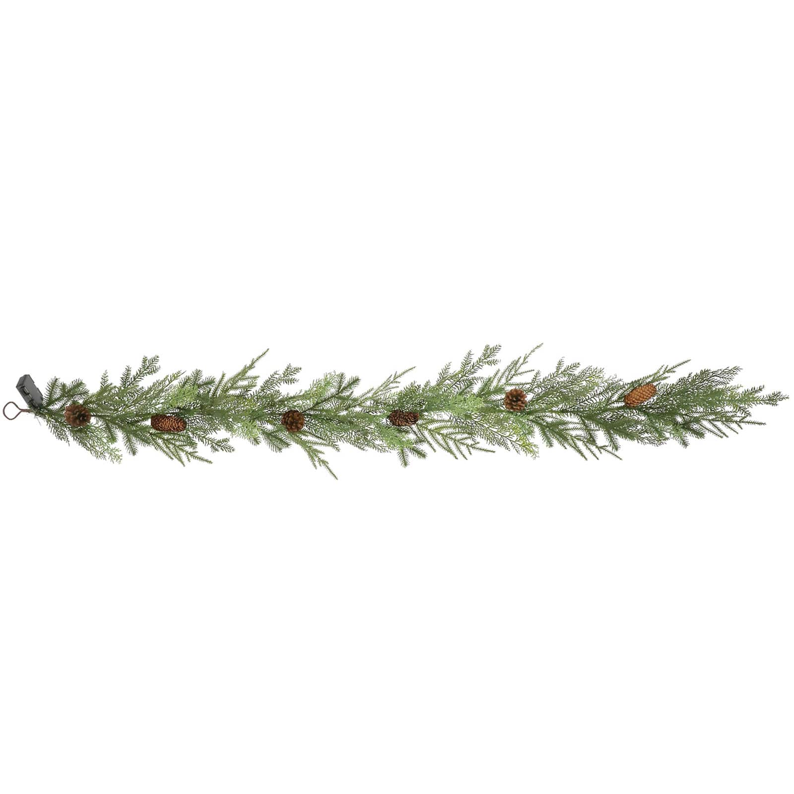 6ft. Pre-Lit Cypress & Pinecone Garland by Ashland®