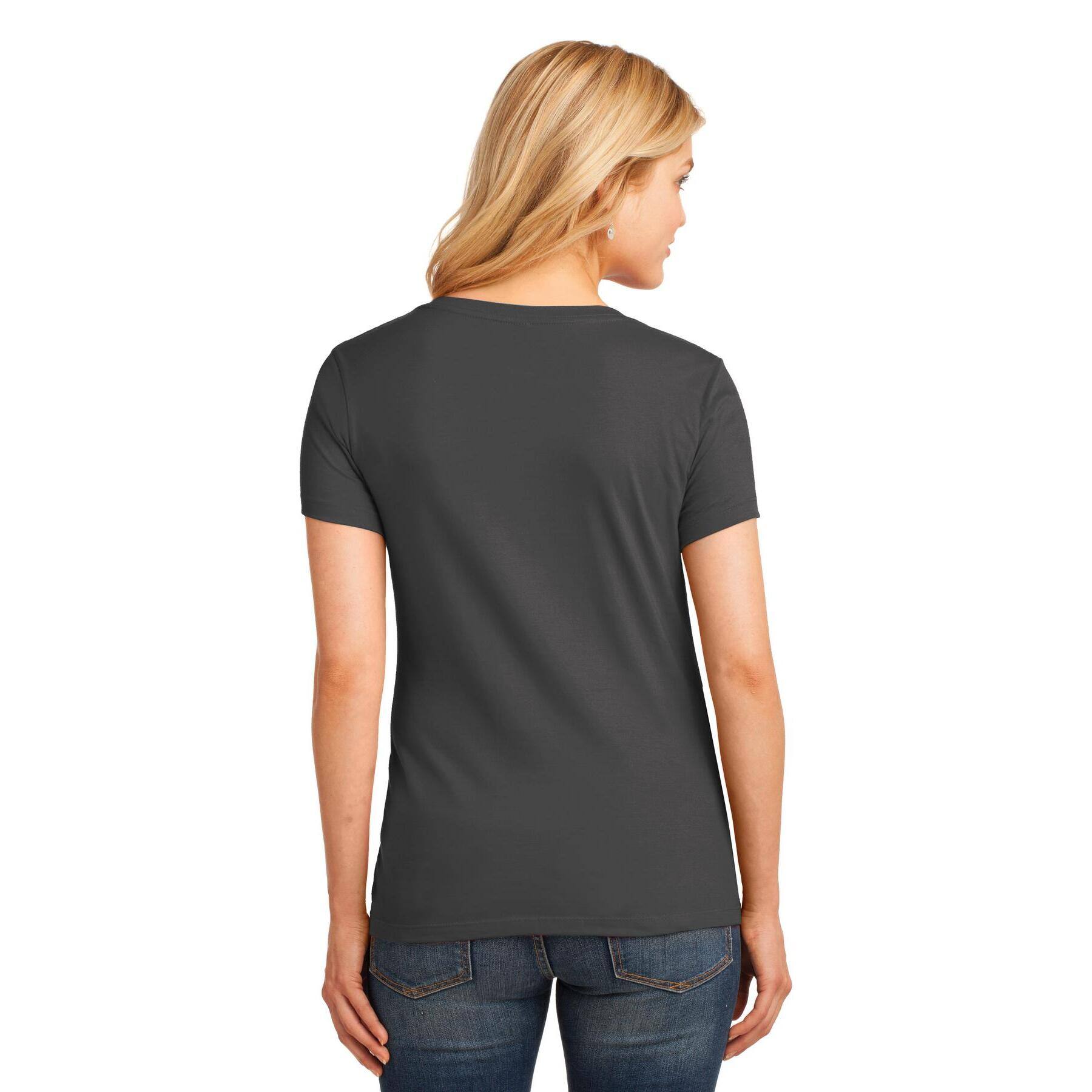 Port & Company® Ladies Core Cotton Neutrals V-Neck T-Shirt