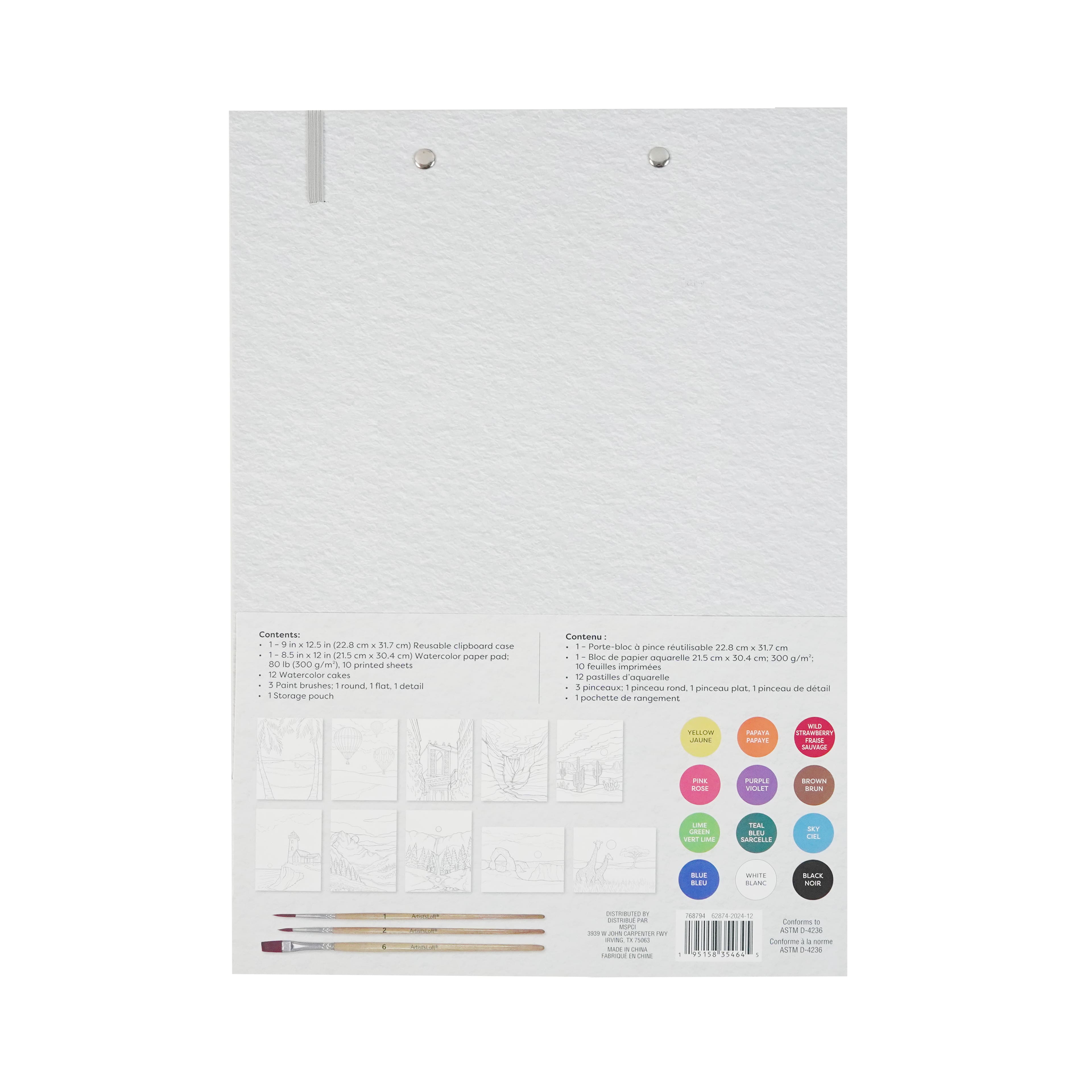 Sunsets Watercolor Painting Book by Artist&#x27;s Loft&#xAE;