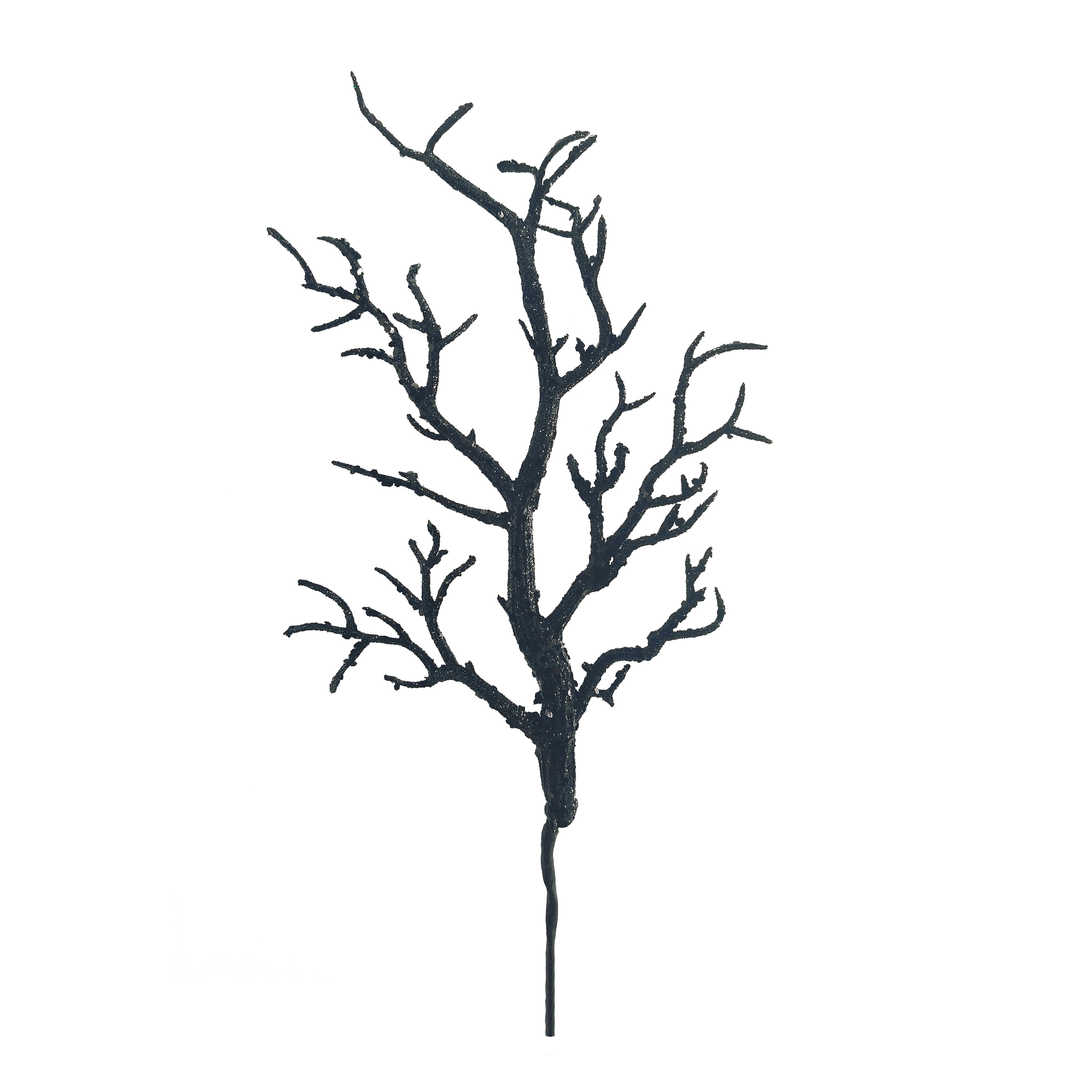 15" Black Glitter Branch Pick by Ashland®