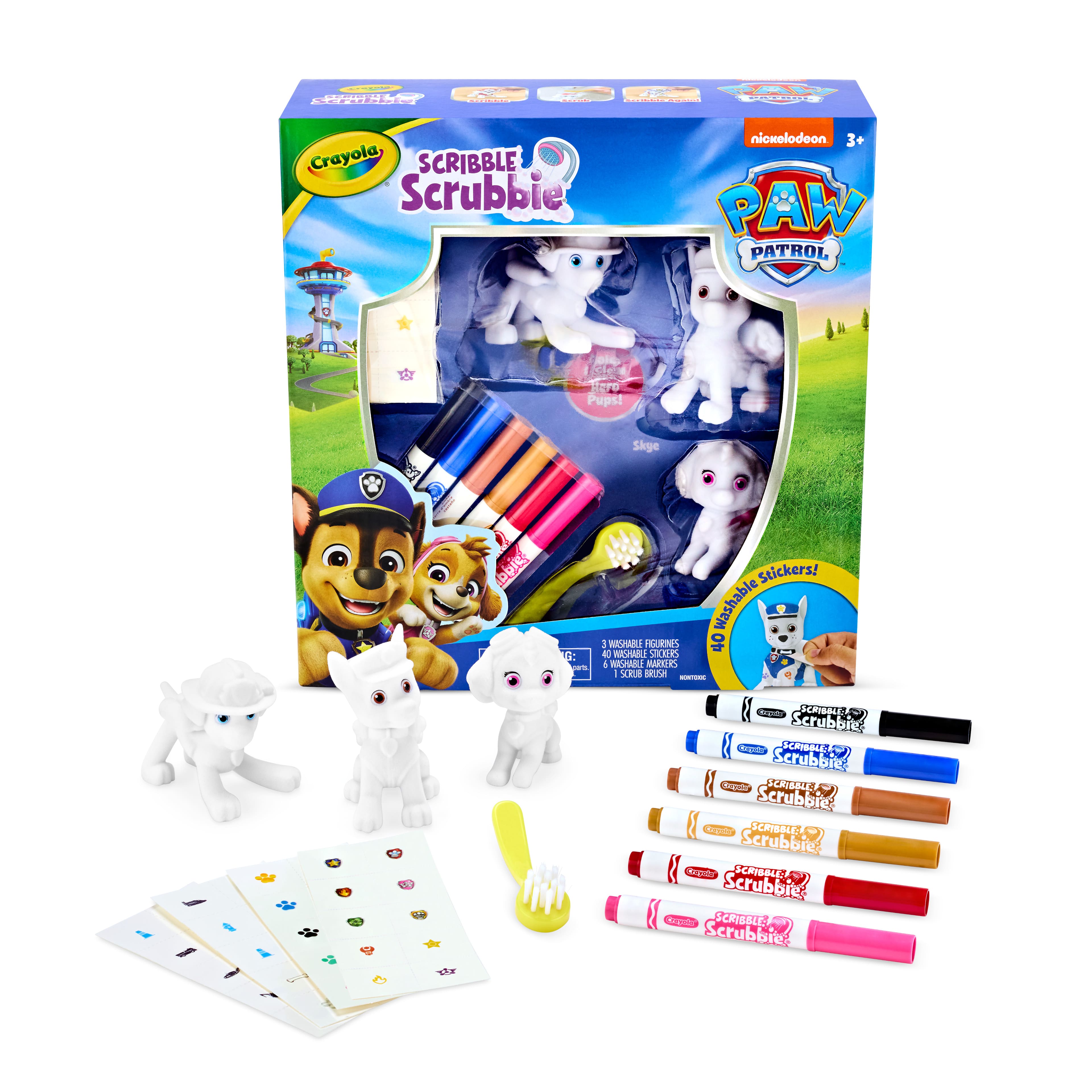 Crayola&#xAE; Scribble Scrubbie&#xAE; Pets PAW Patrol&#x2122; &#x26; Washable Sticker Set, 3ct.