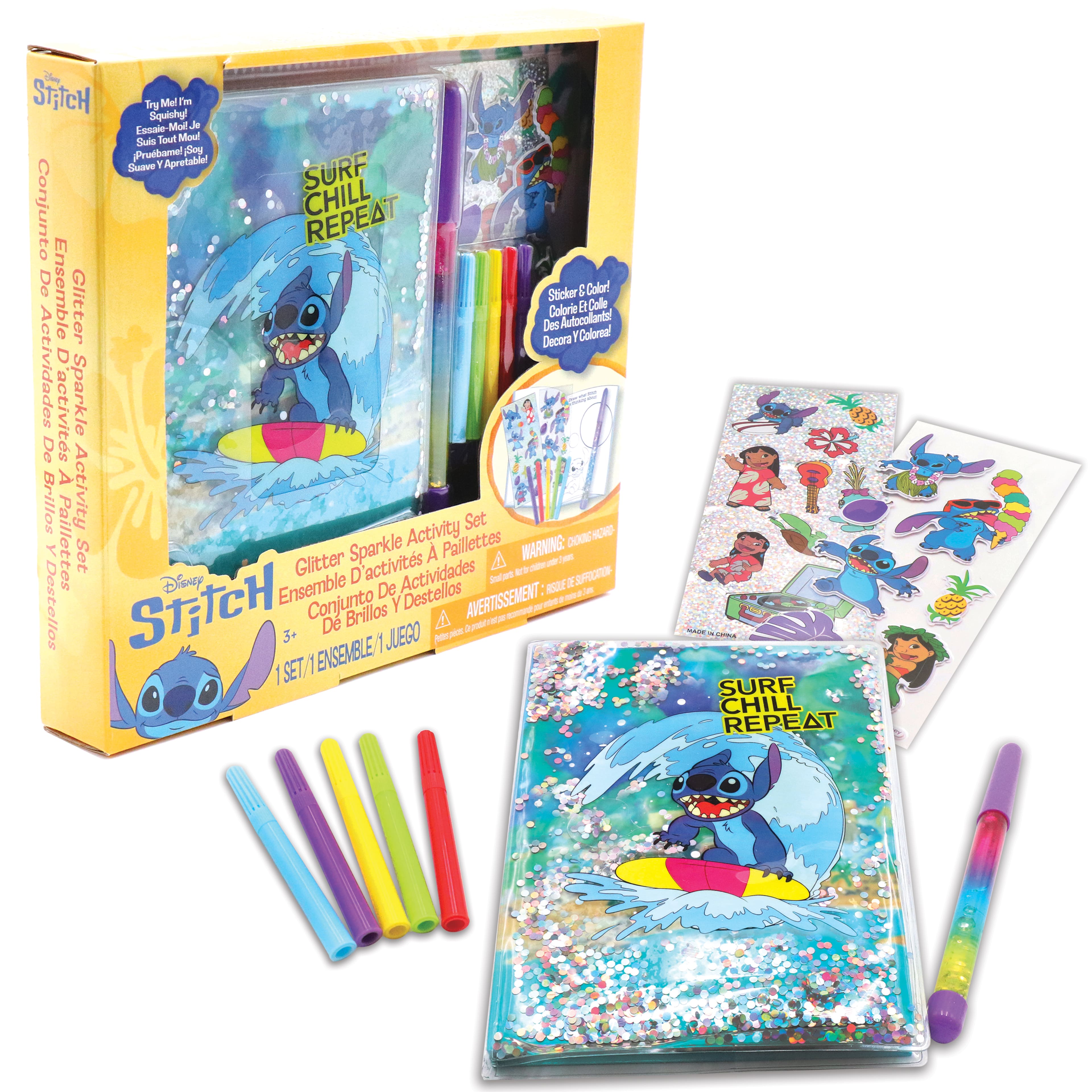 Disney&#xAE; Stitch Glitter Sparkle Activity Set