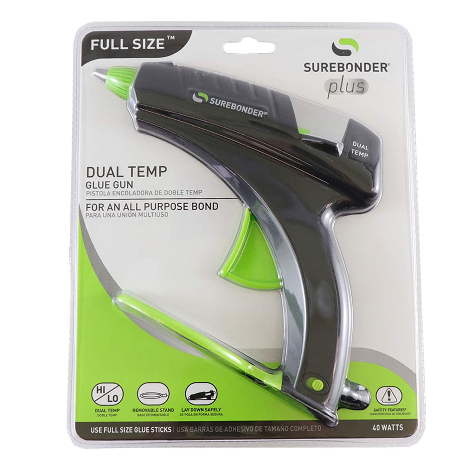 12 Pack: Surebonder&#xAE; Plus Series Dual Temperature Hot Glue Gun