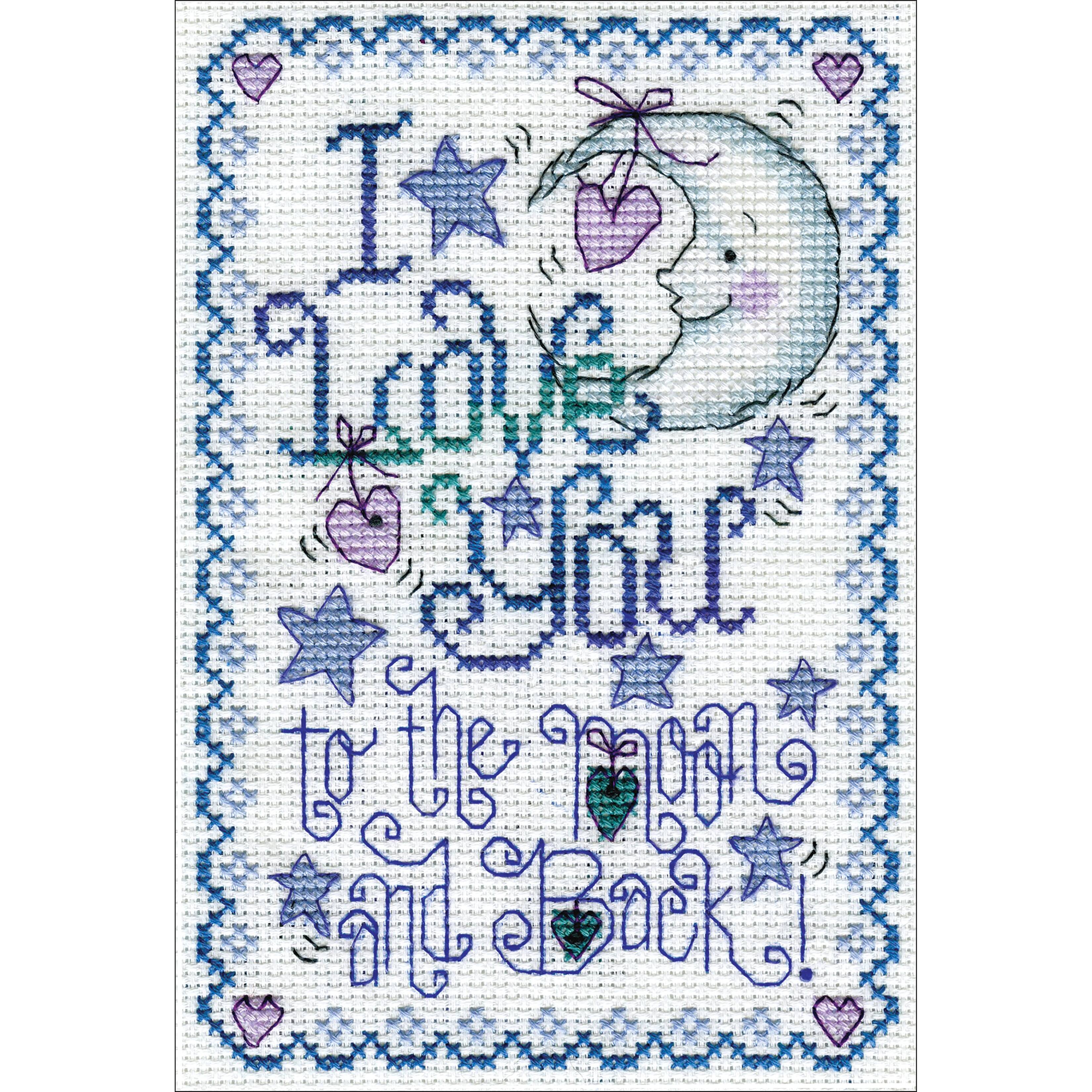 Design Works™ To The Moon Counted Cross Stitch Kit