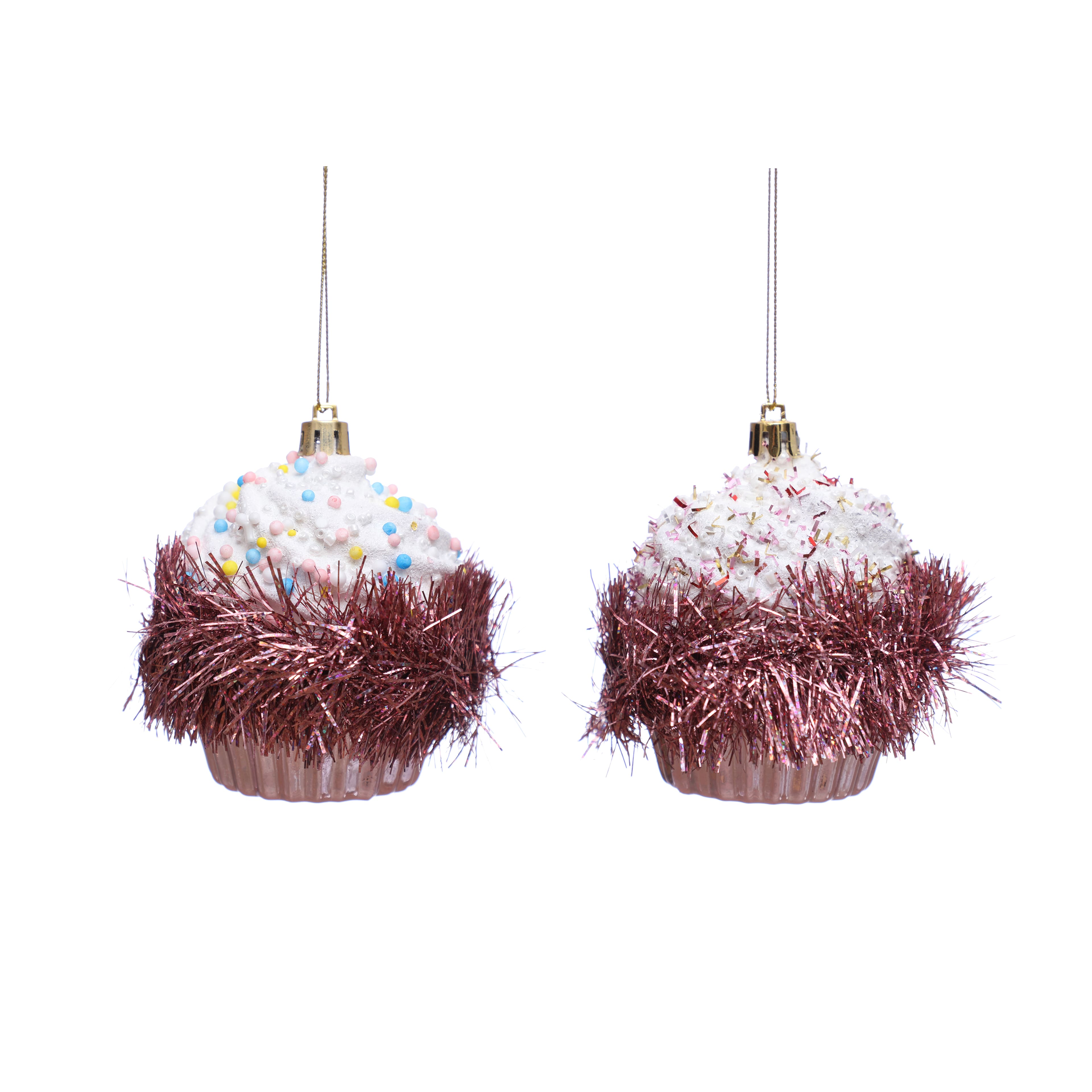 Assortiment d&#x2019;ornements de petit g&#xE2;teau saupoudr&#xE9; de bonbons d&#xE9;coratifs de 9,5 cm d&#x2019;Ashland, 1&#xA0;unit&#xE9;