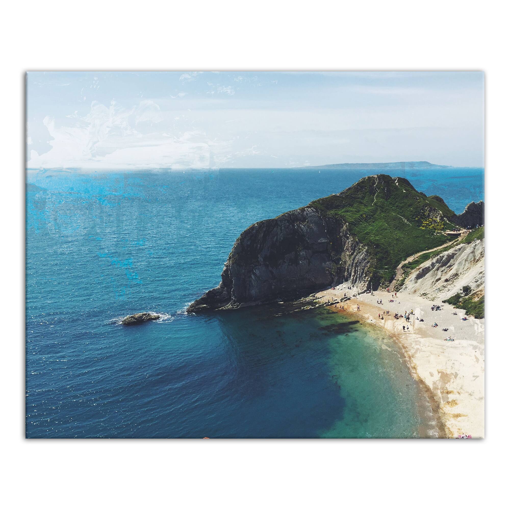 Blue Lagoon 20" x 16" Canvas Wall Art