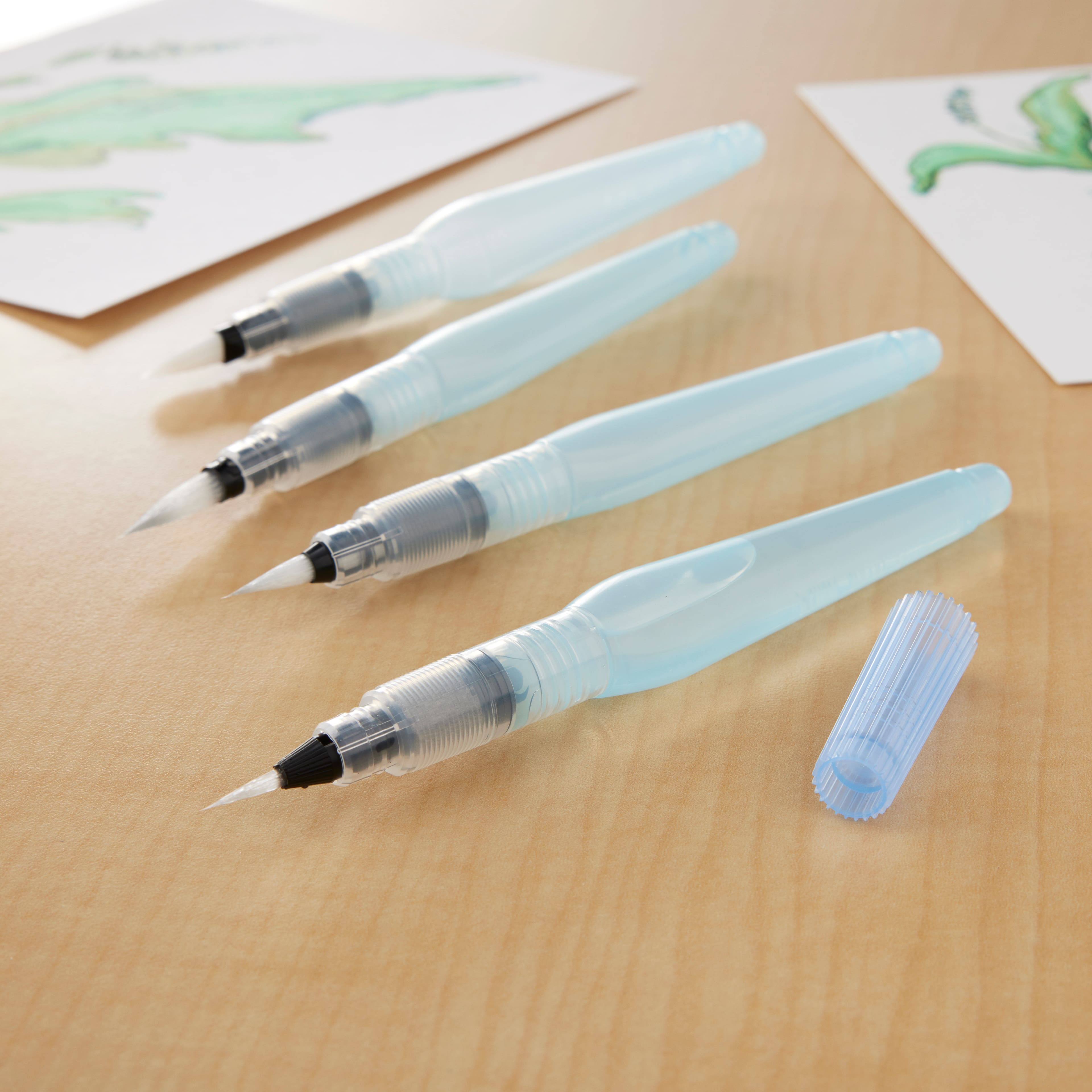 How to Use the Pentel Aquash Water Brush Pens for Watercolor
