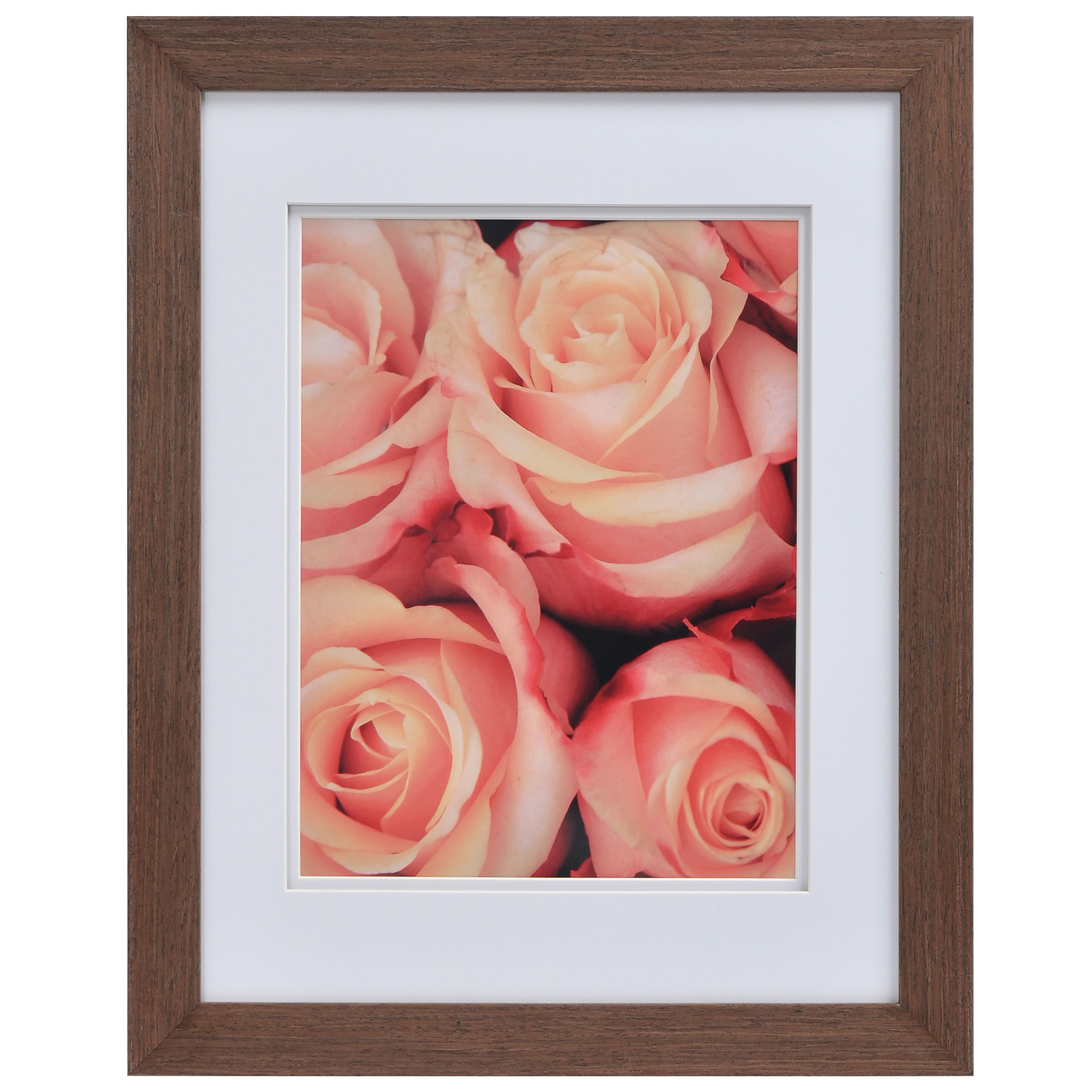 6 Pack: Gallery&#x2122; Medium Brown Frame with Mat by Studio D&#xE9;cor&#xAE;