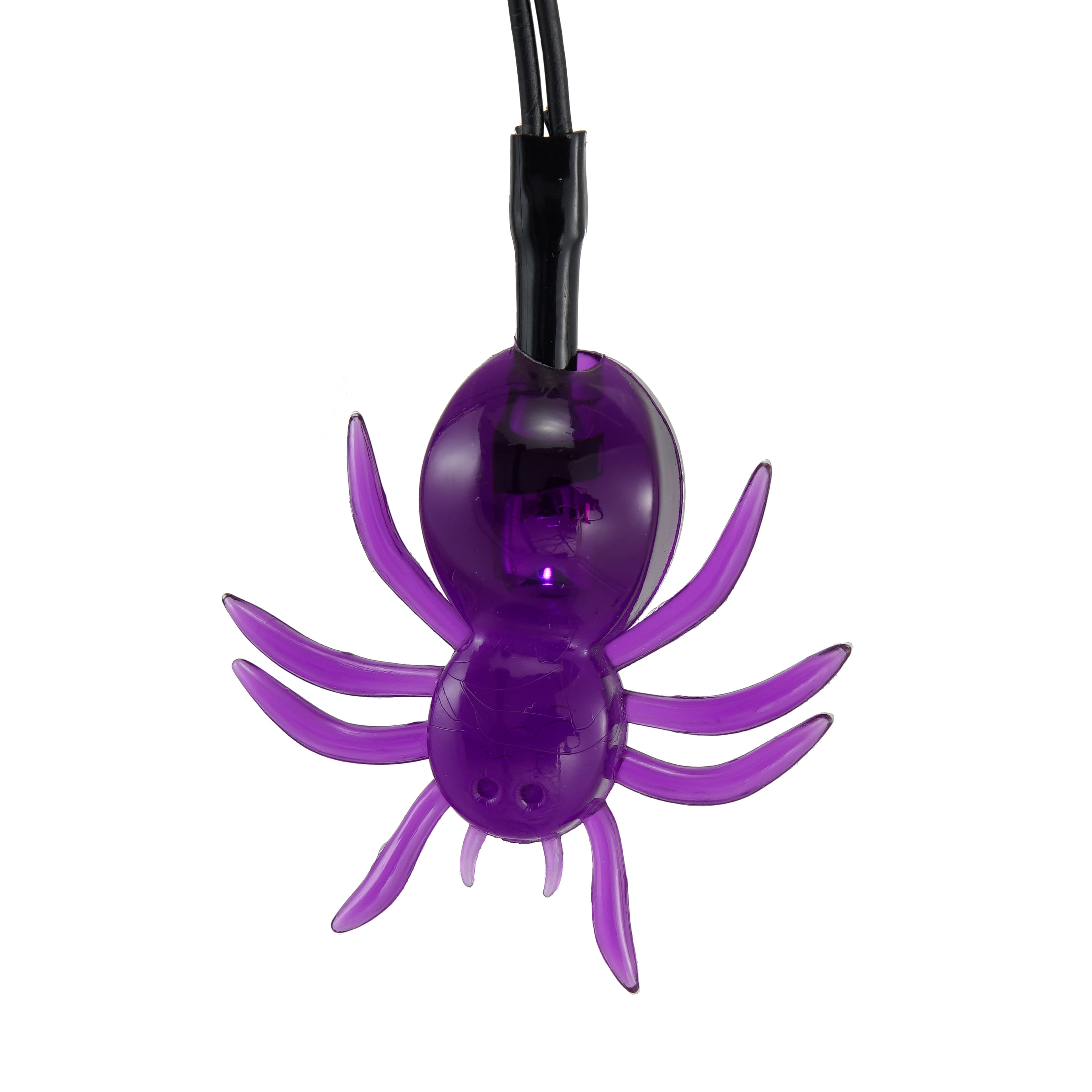 10ct. Purple LED Spider String Lights by Ashland®