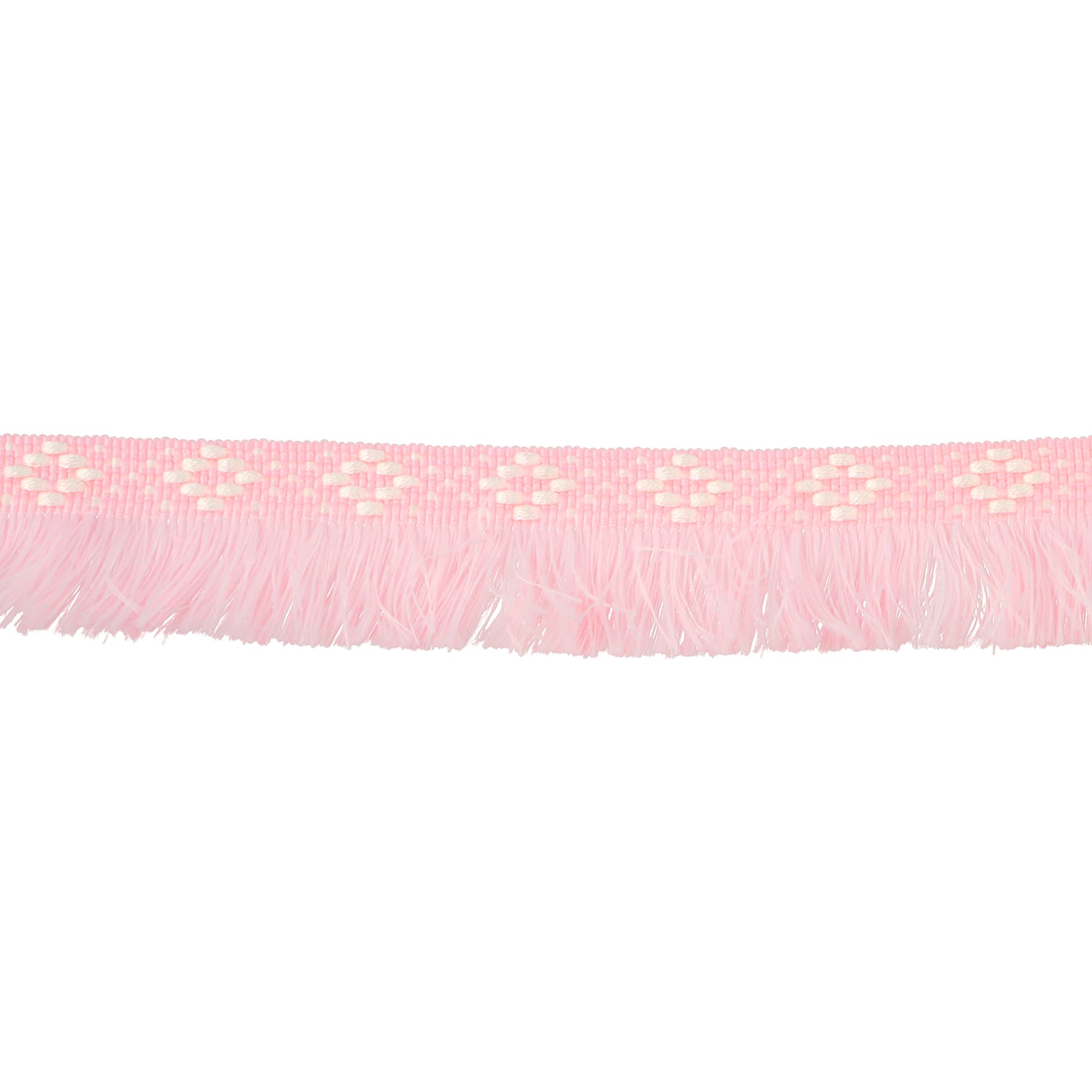 1 3/16&#x22; Diamond Jacquard Fringe Trim by Celebrate It&#xAE;