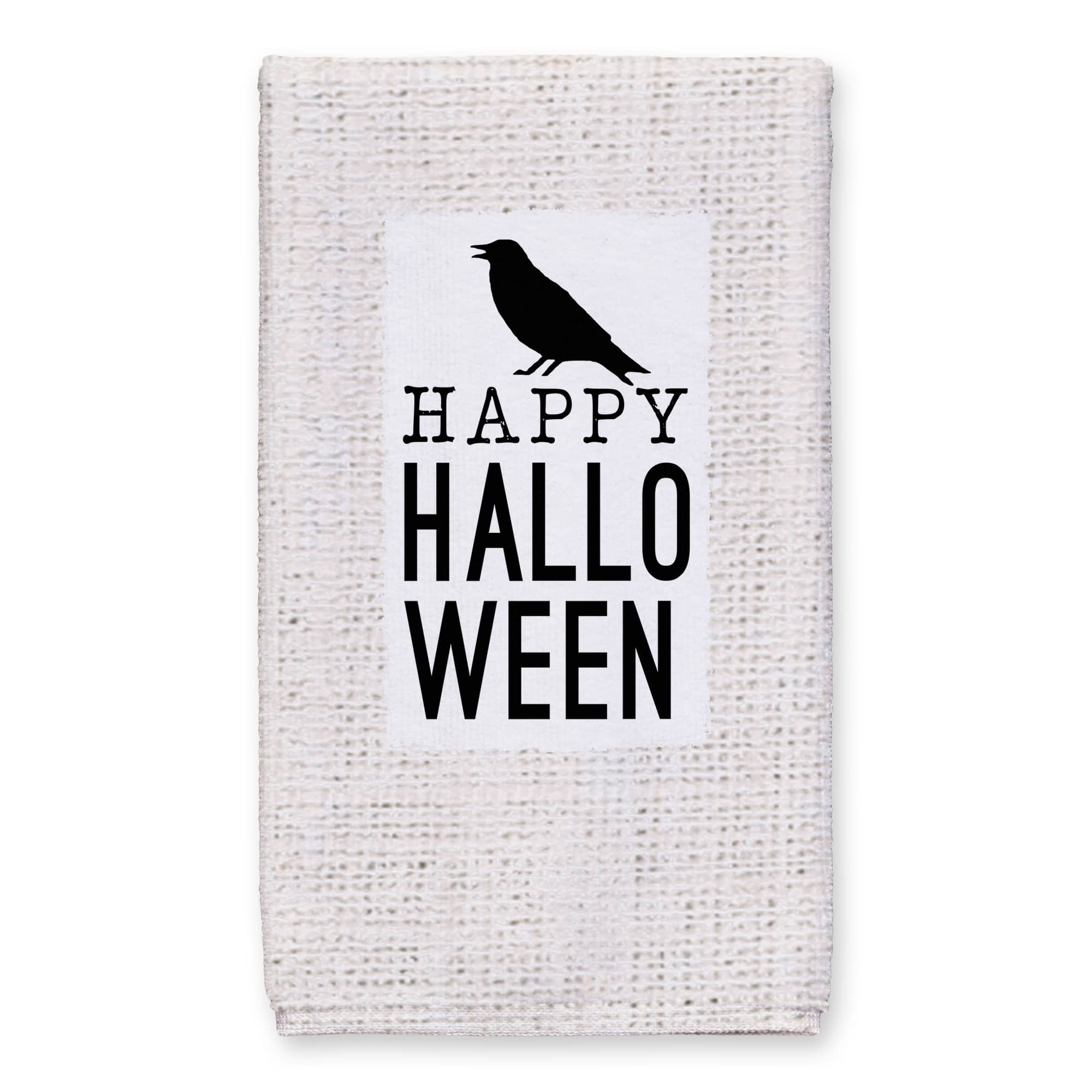 Happy Halloween Crow Tea Towel Set