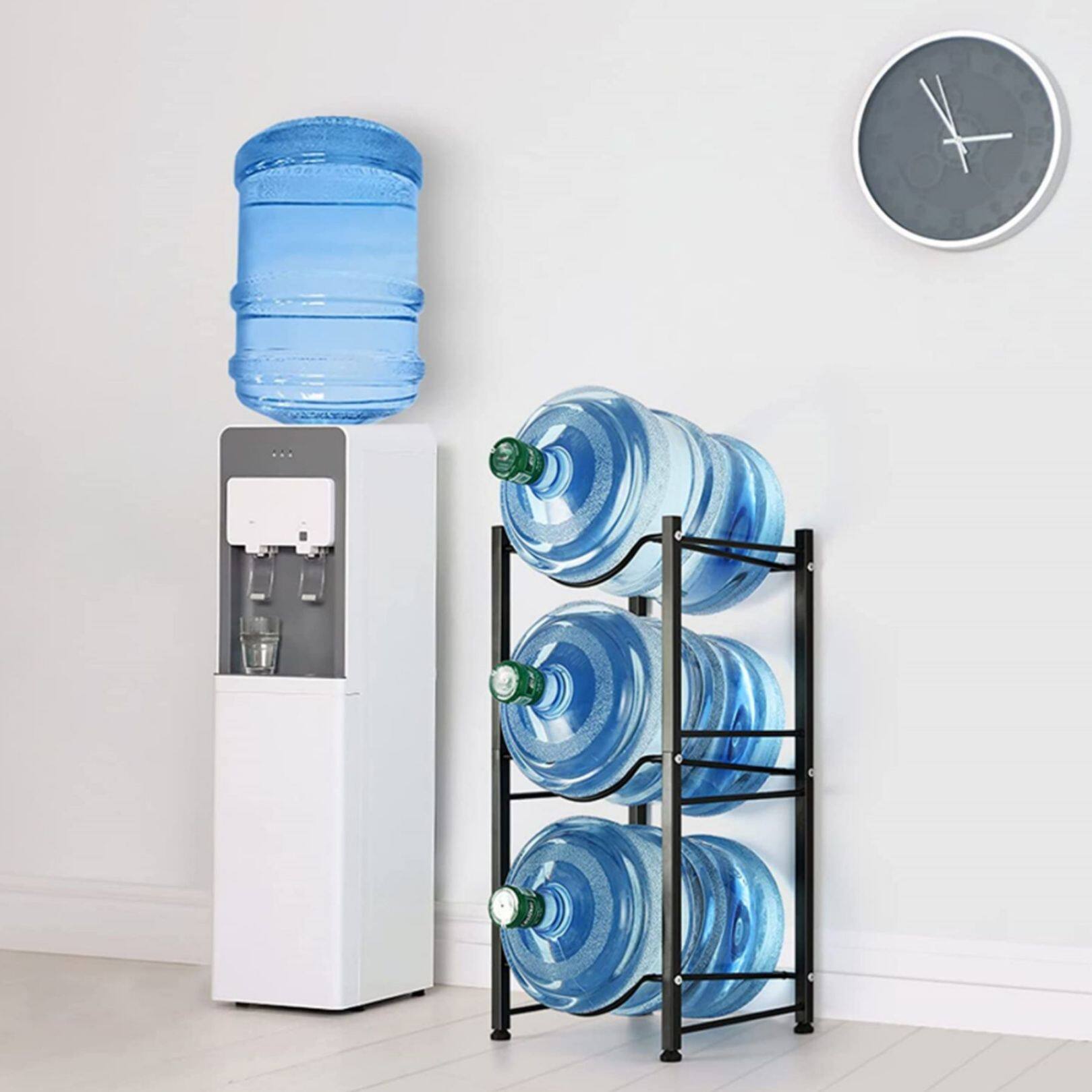 NEX&#x2122; 3-Tier 5-Gallon Water Bottle Storage Rack