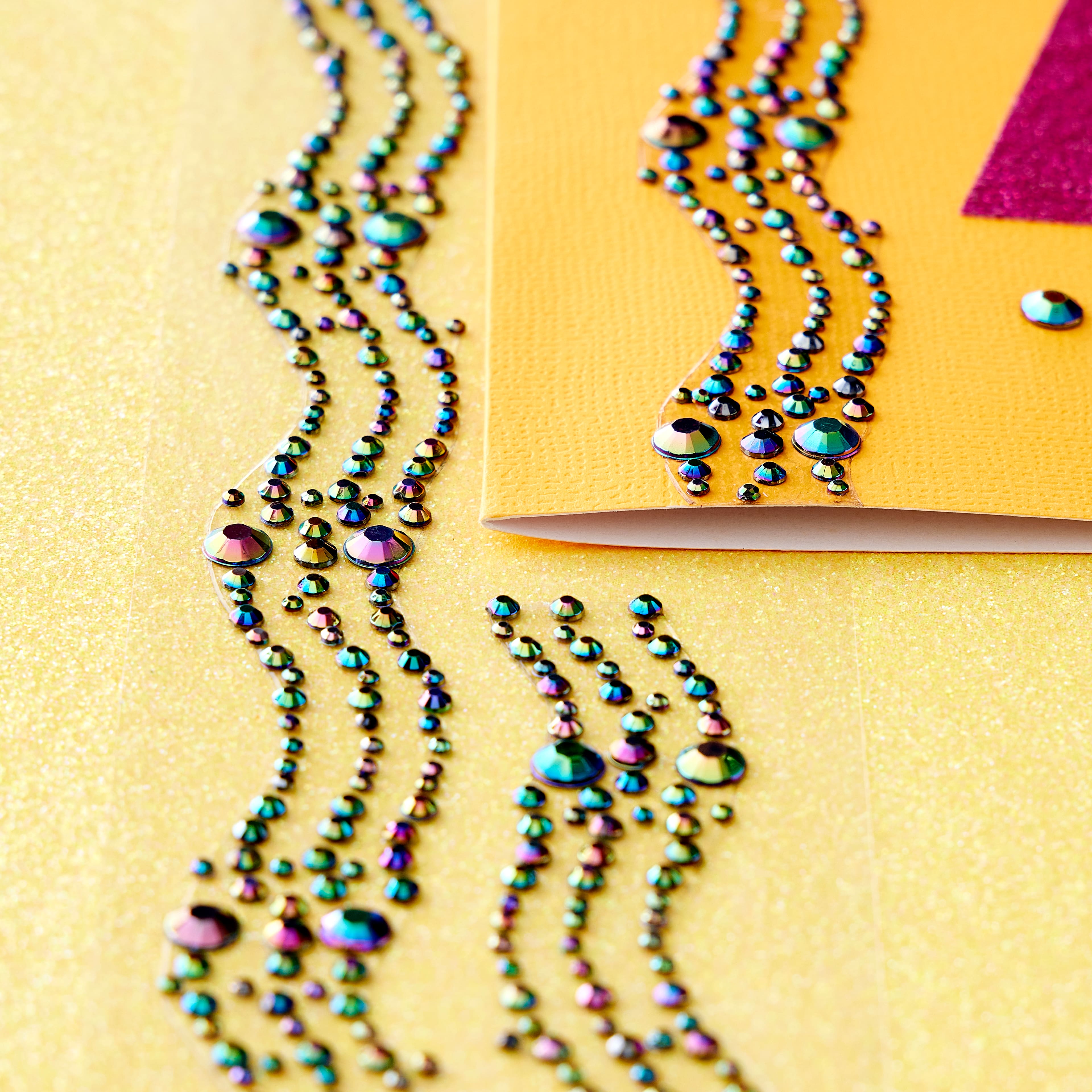 Black AB Crystal Strip Bling Stickers by Recollections™